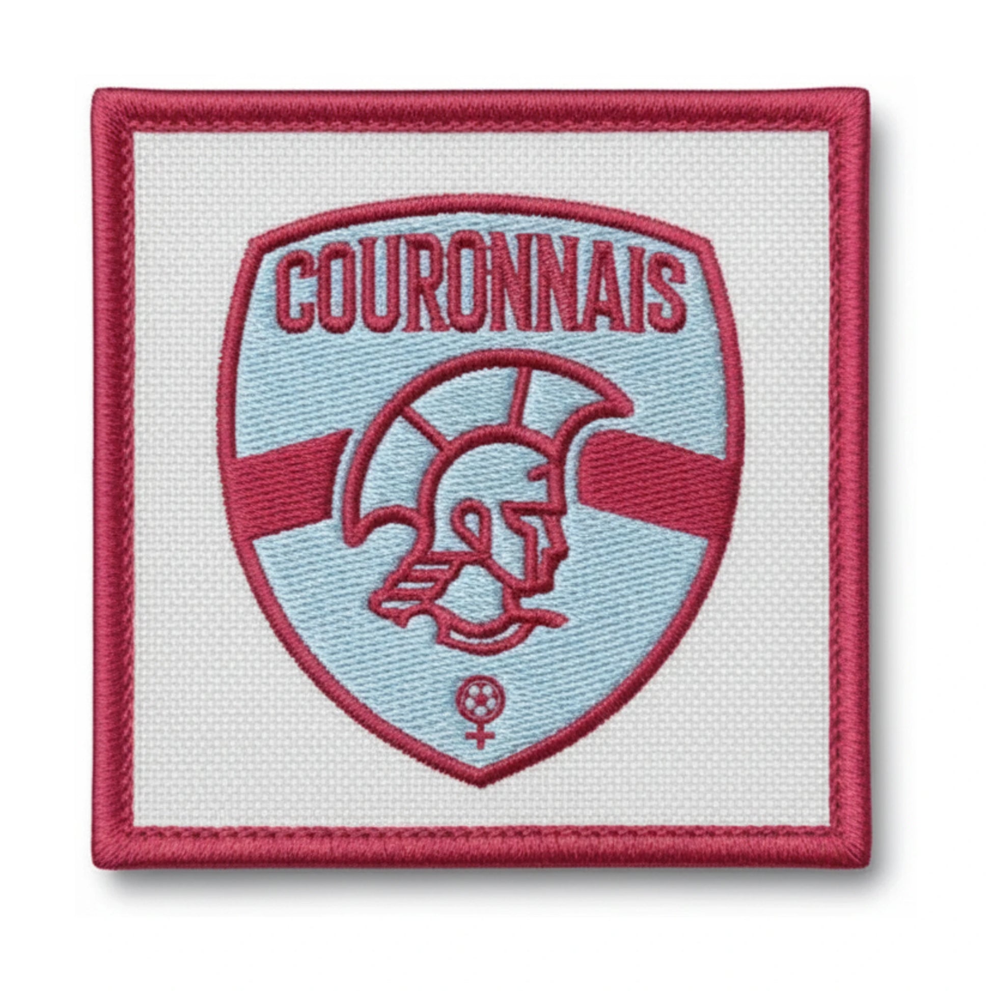 Patch brodé FOOTBALL FÉMININ COURONNAIS Football logo