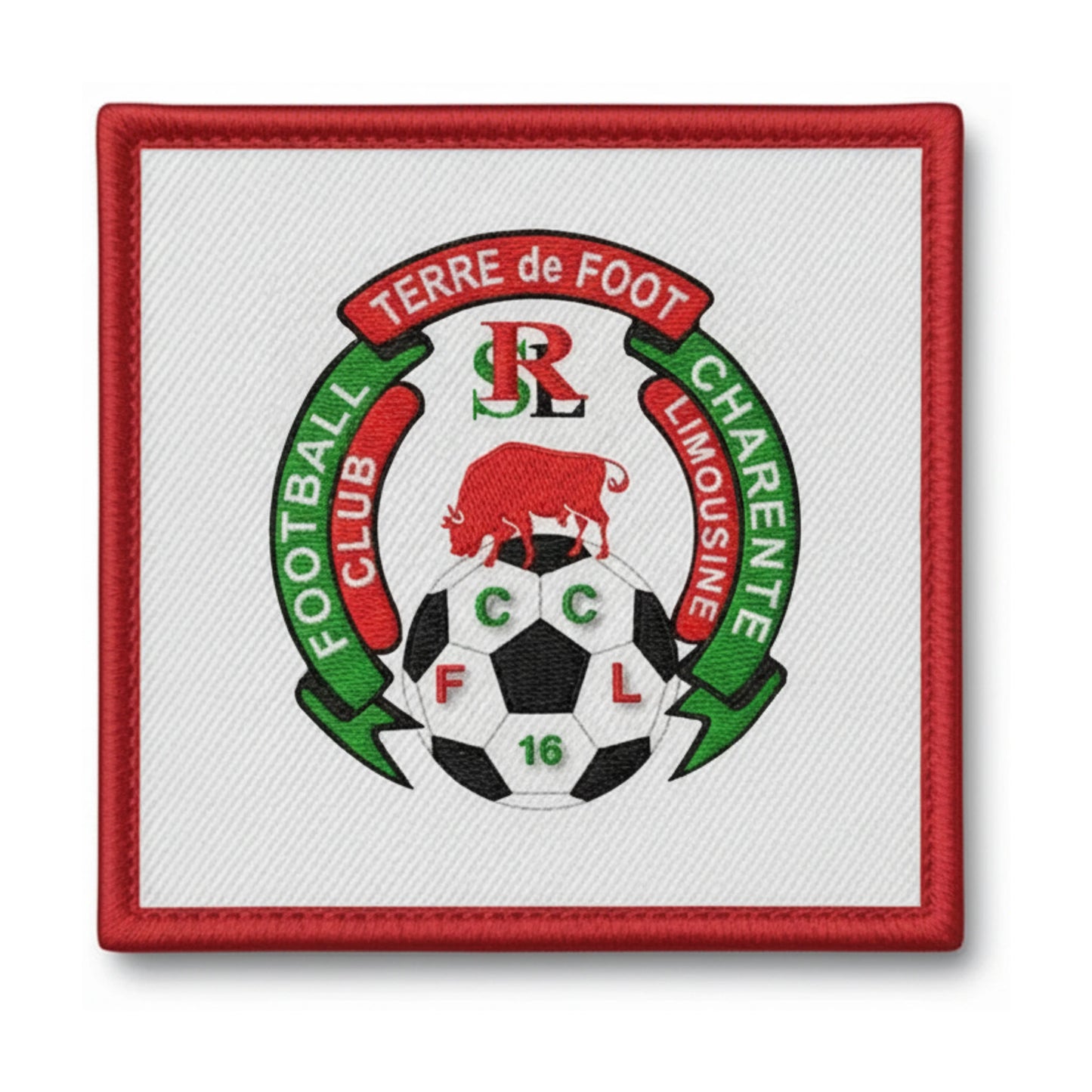 Patch brodé FC Charente Limousine Football logo