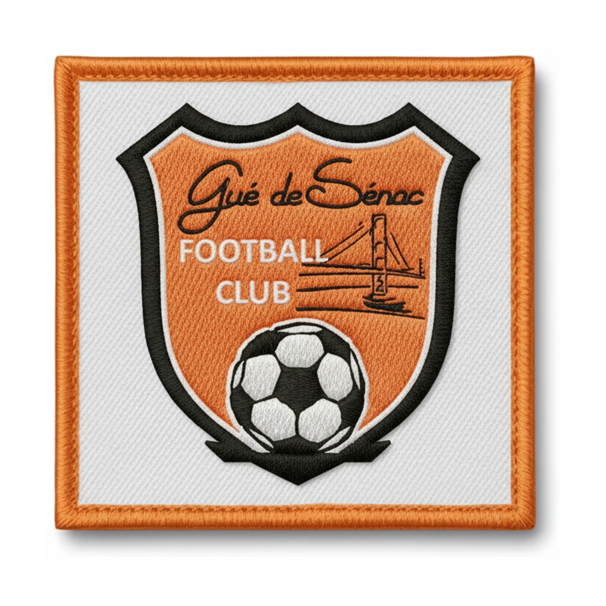 Patch brodé Gue De Senac FC Football logo