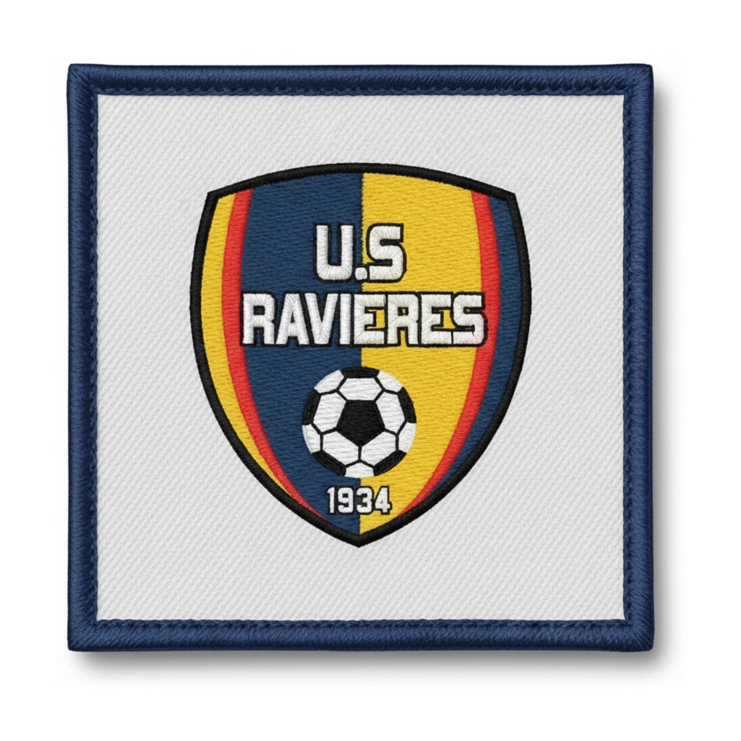 Patch brodé US Ravieres Football Football logo