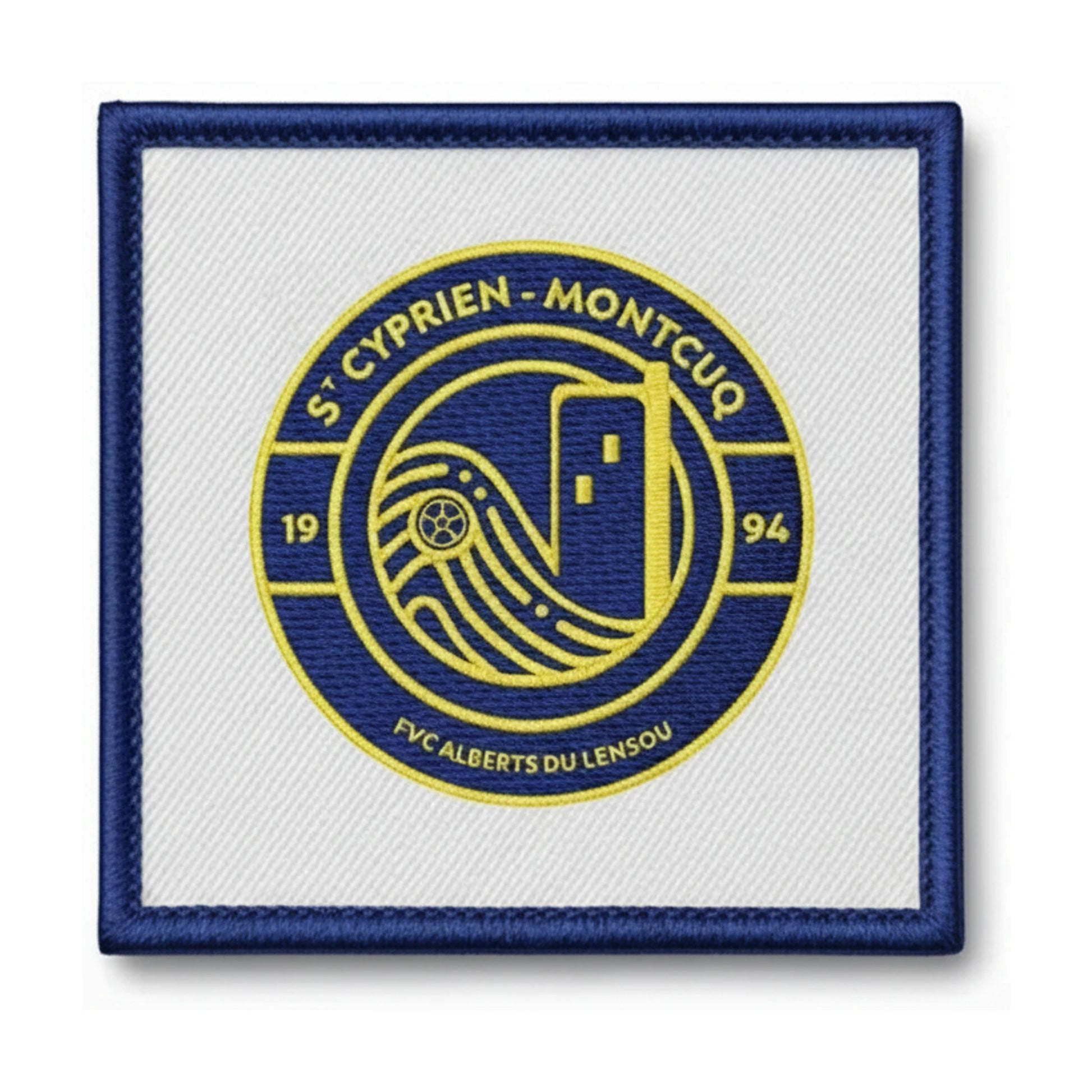 Patch brodé Bleuets du Lendou St Cyprien Basketball logo