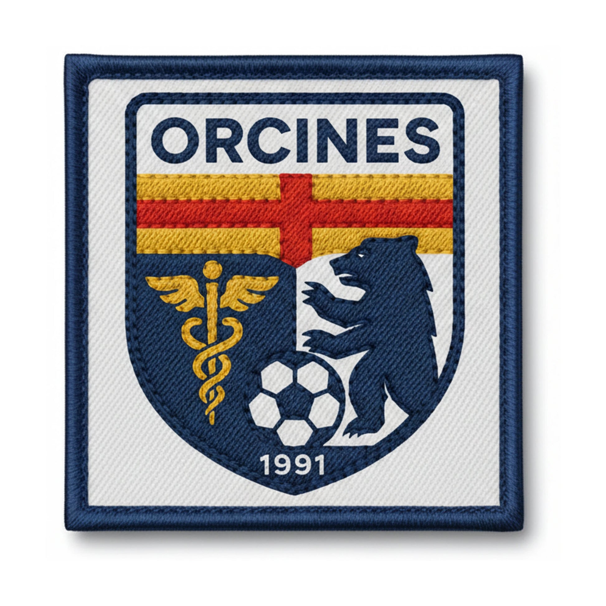 Patch brodé A.S. ORCINES Football logo