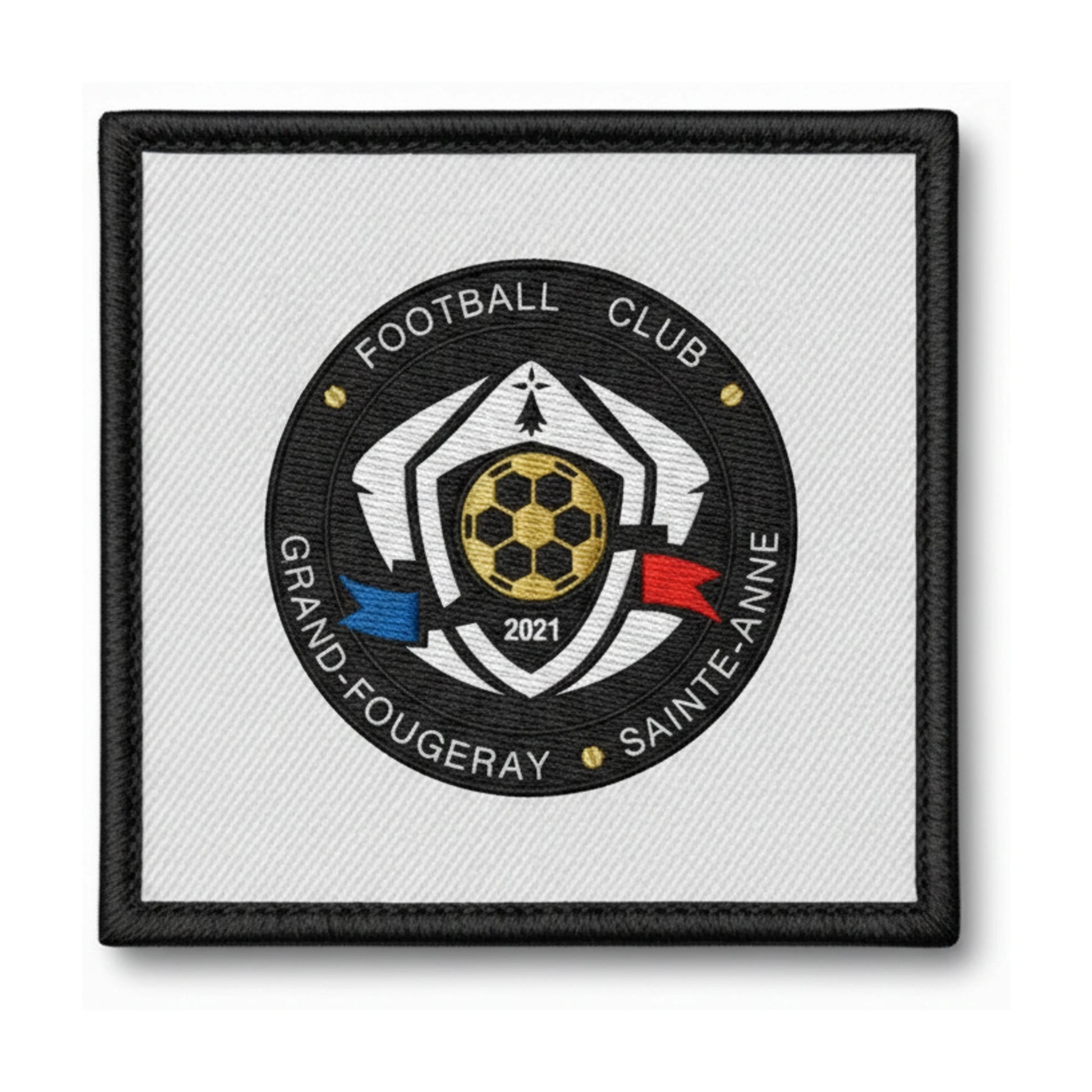 Patch brodé FOOTBALL CLUB GRAND-FOUGERAY SAINTE-ANNE Football logo