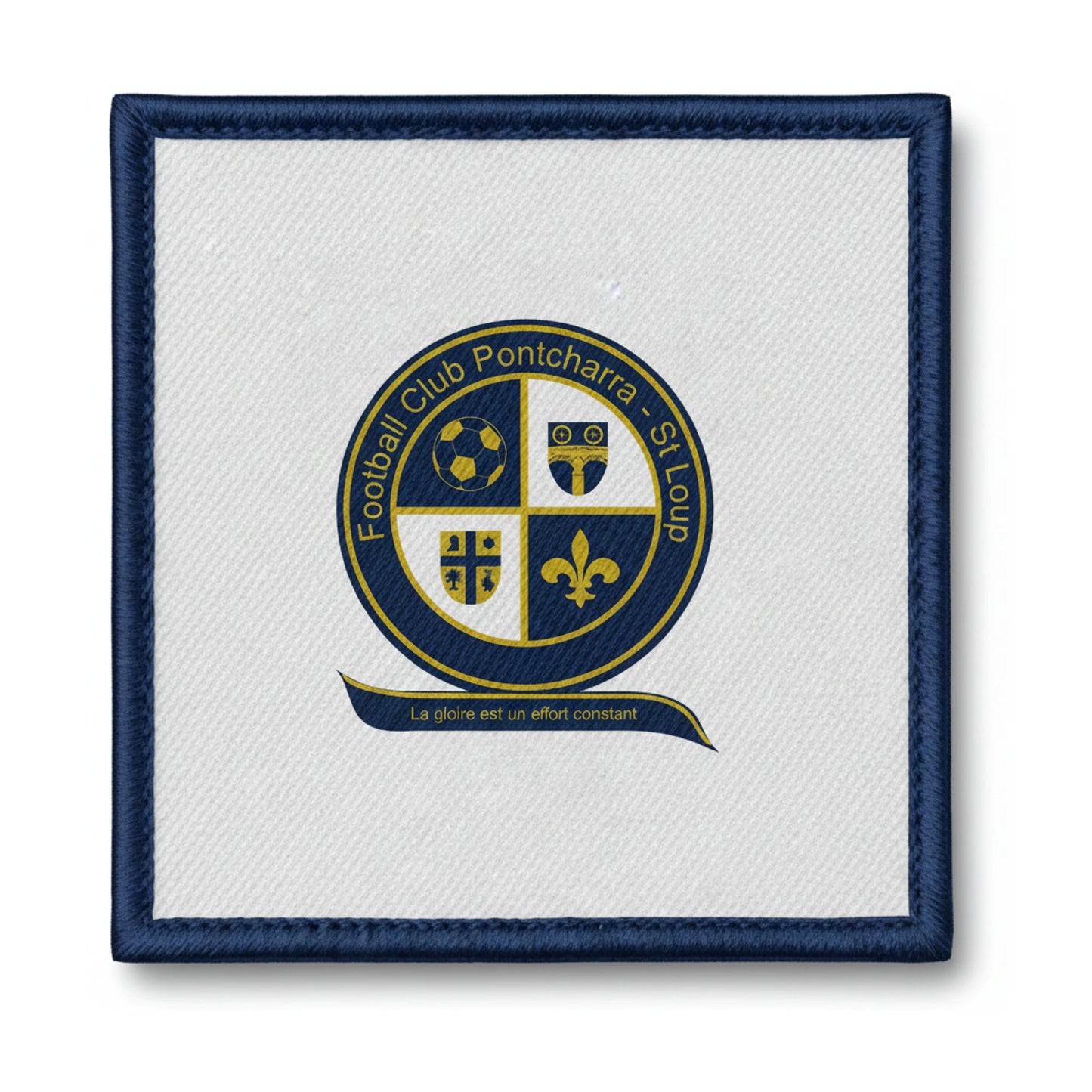 Patch brodé A. S. PONTCHARRA Football logo