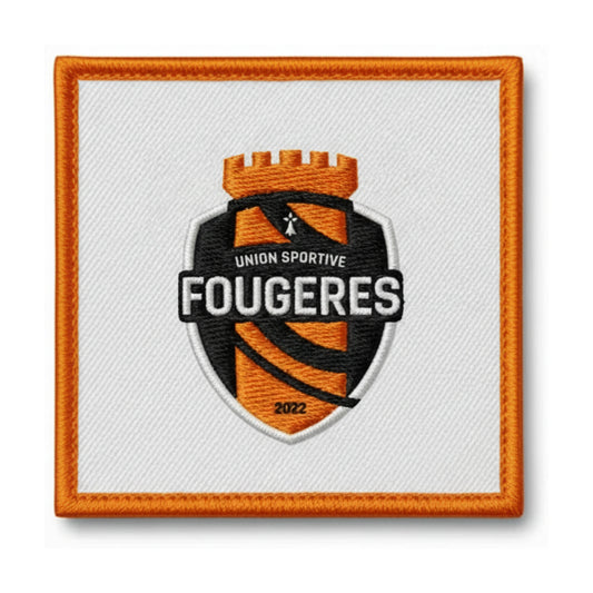 Patch brodé UNION SPORTIVE FOUGERES FOOTBALL Football logo