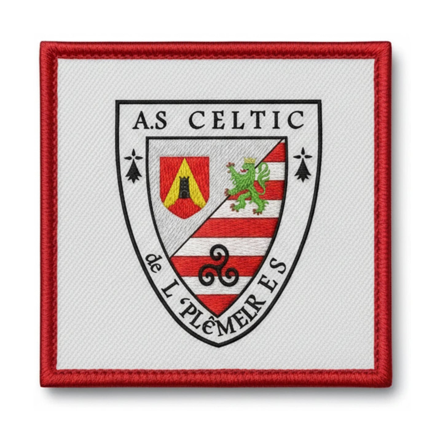 Patch brodé A. S. CELTIC DE L'HYERES LOCARN Football logo