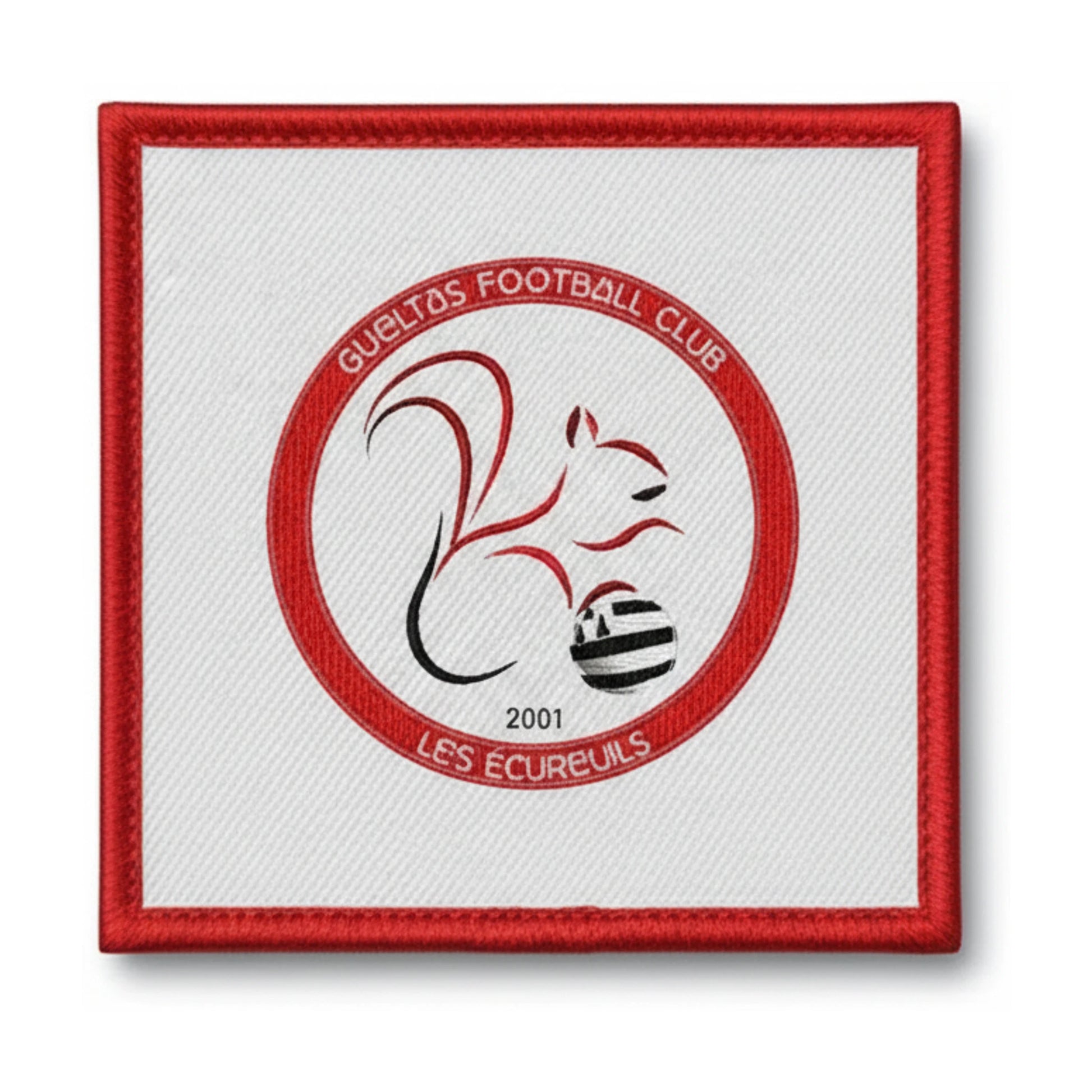 Patch brodé LES ECUREUILS DE GUELTAS FOOTBALL CLUB Football logo
