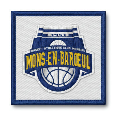 Patch brodé Mons En Baroeul Bac Basketball logo