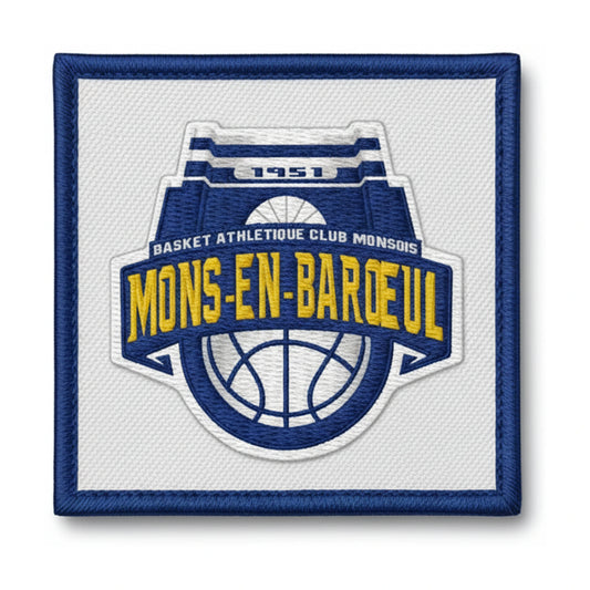 Patch brodé Mons En Baroeul Bac Basketball logo