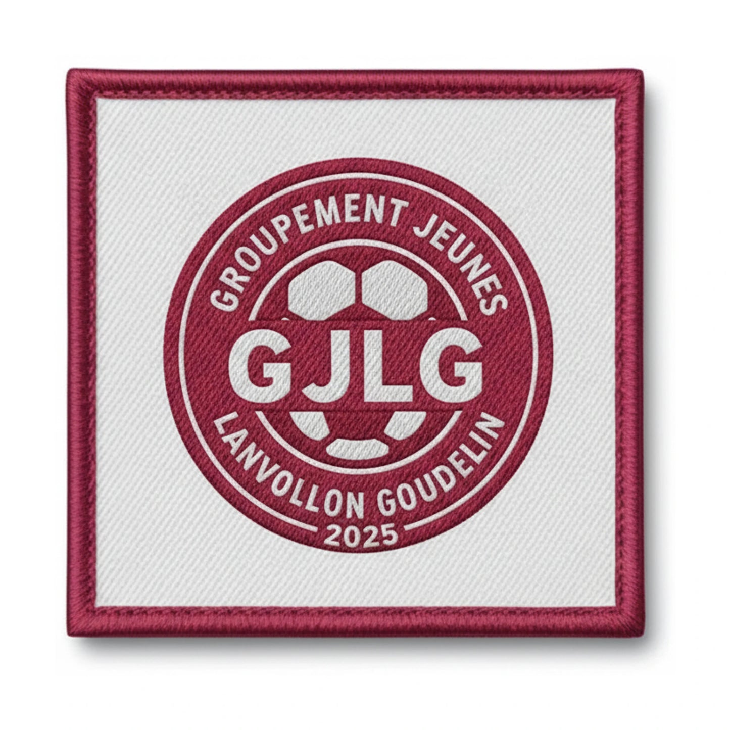 Patch brodé GJ LANVOLLON-GOUDELIN Football logo