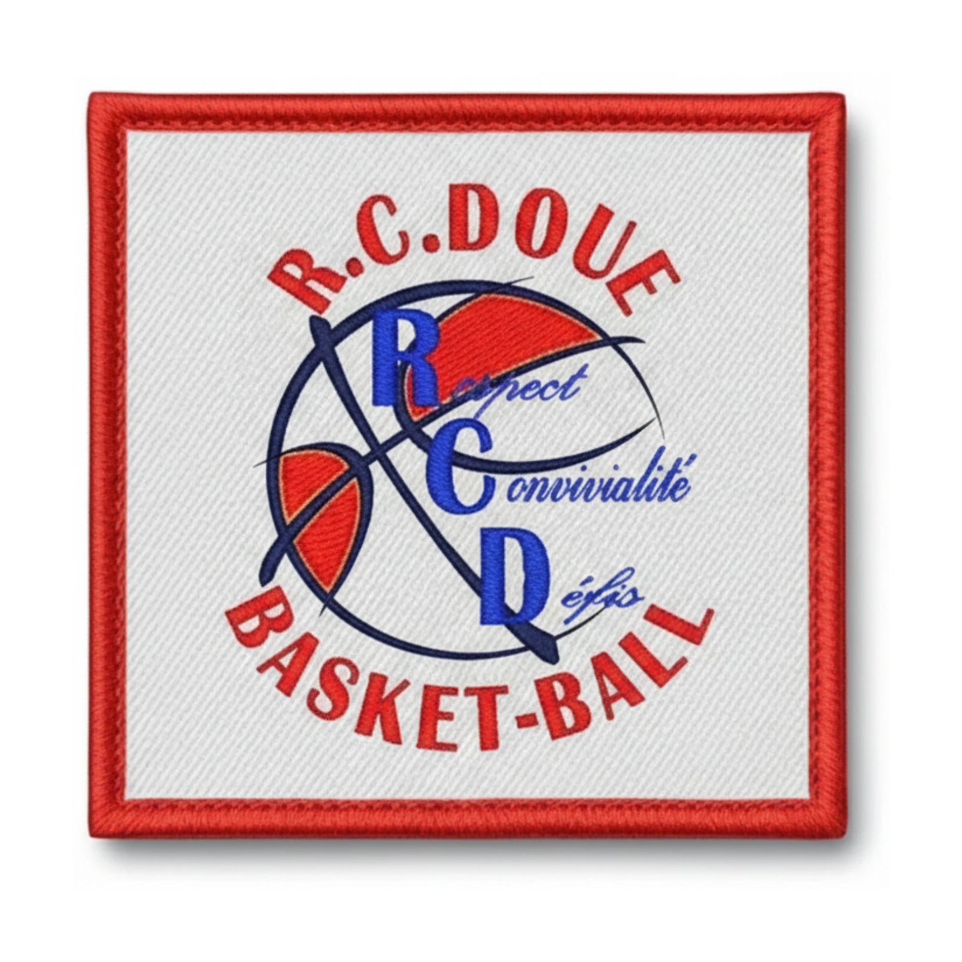 Patch brodé Doue la Fontaine Basketball logo