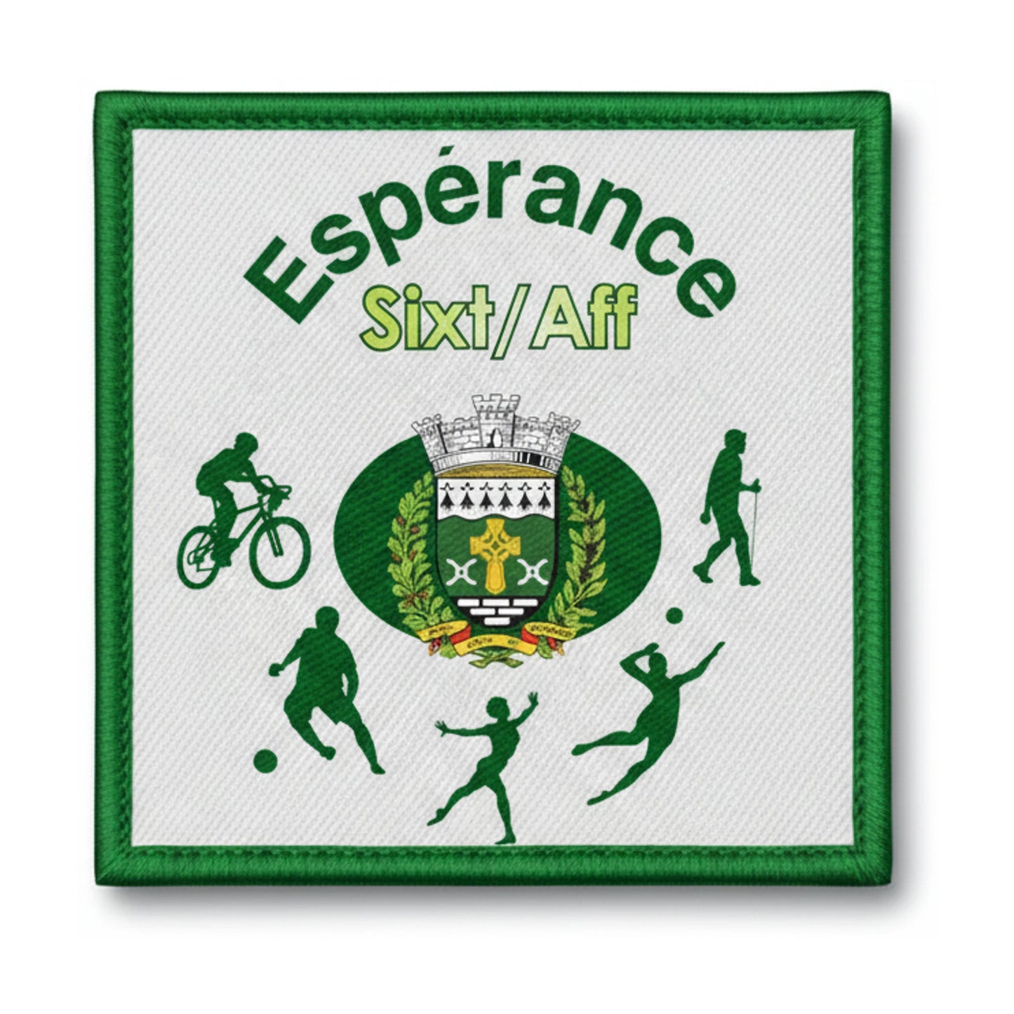Patch brodé ESPE. SIXT S/AFF Football logo