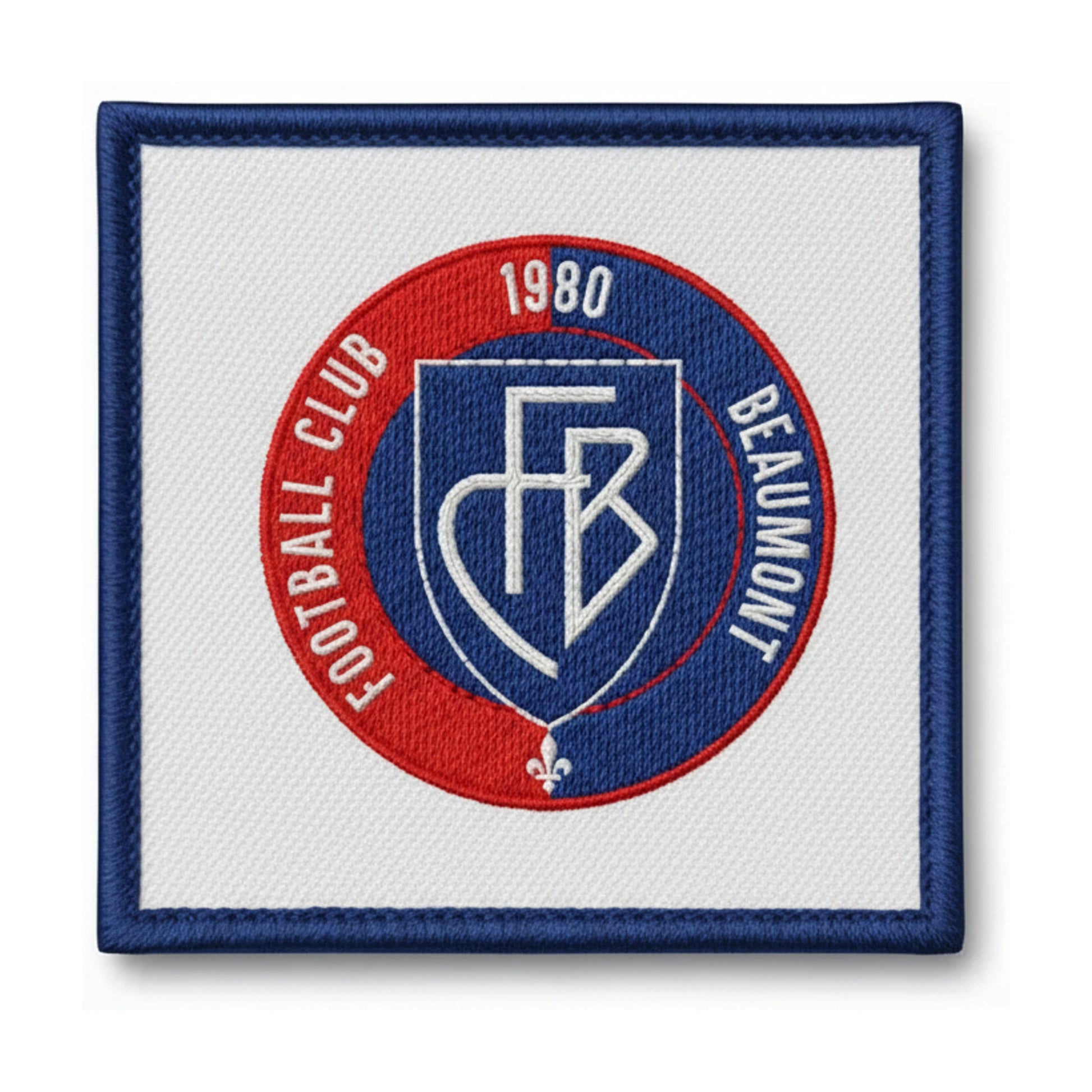 Patch brodé F.C BEAUMONTOIS Football logo