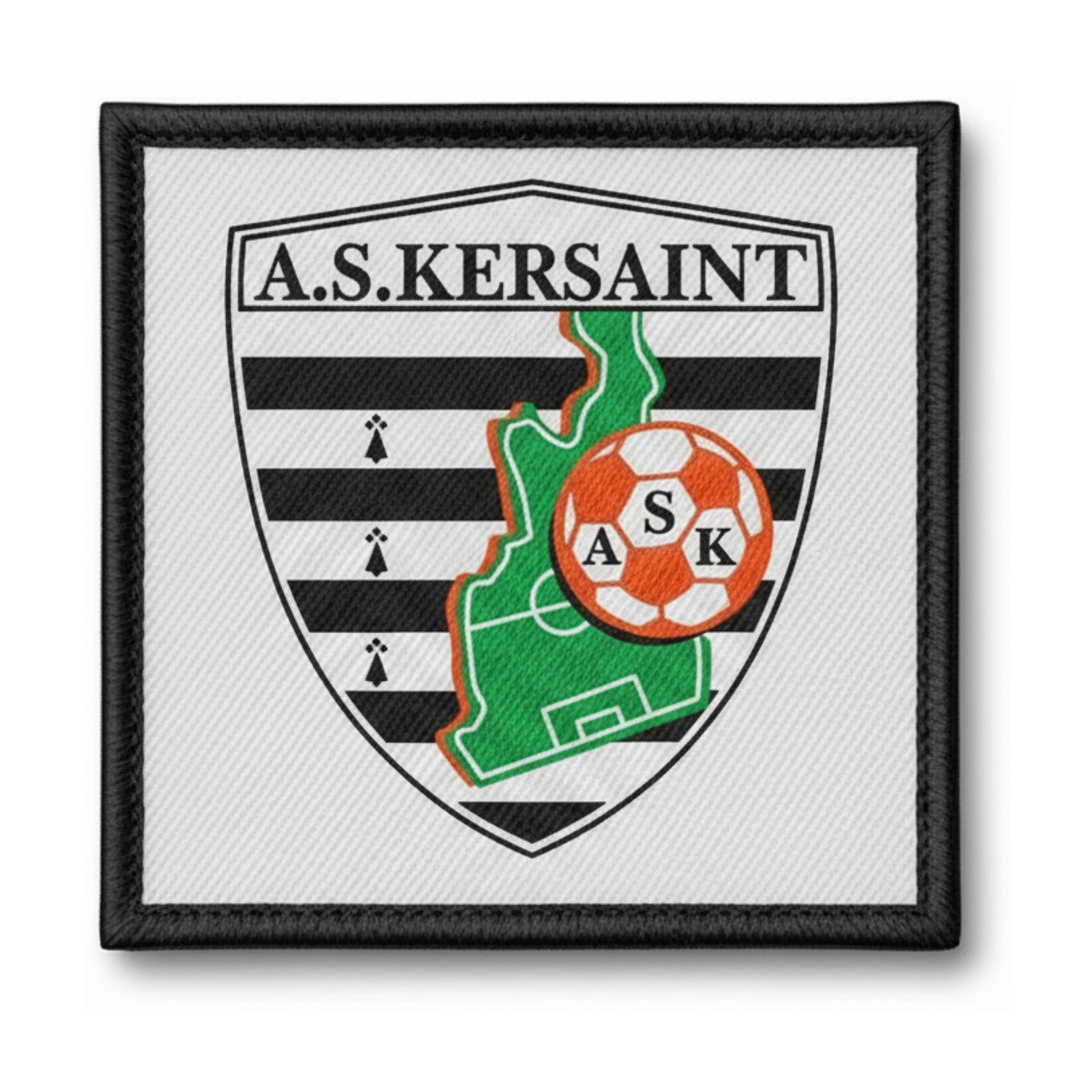 Patch brodé AV.S. KERSAINT Football logo