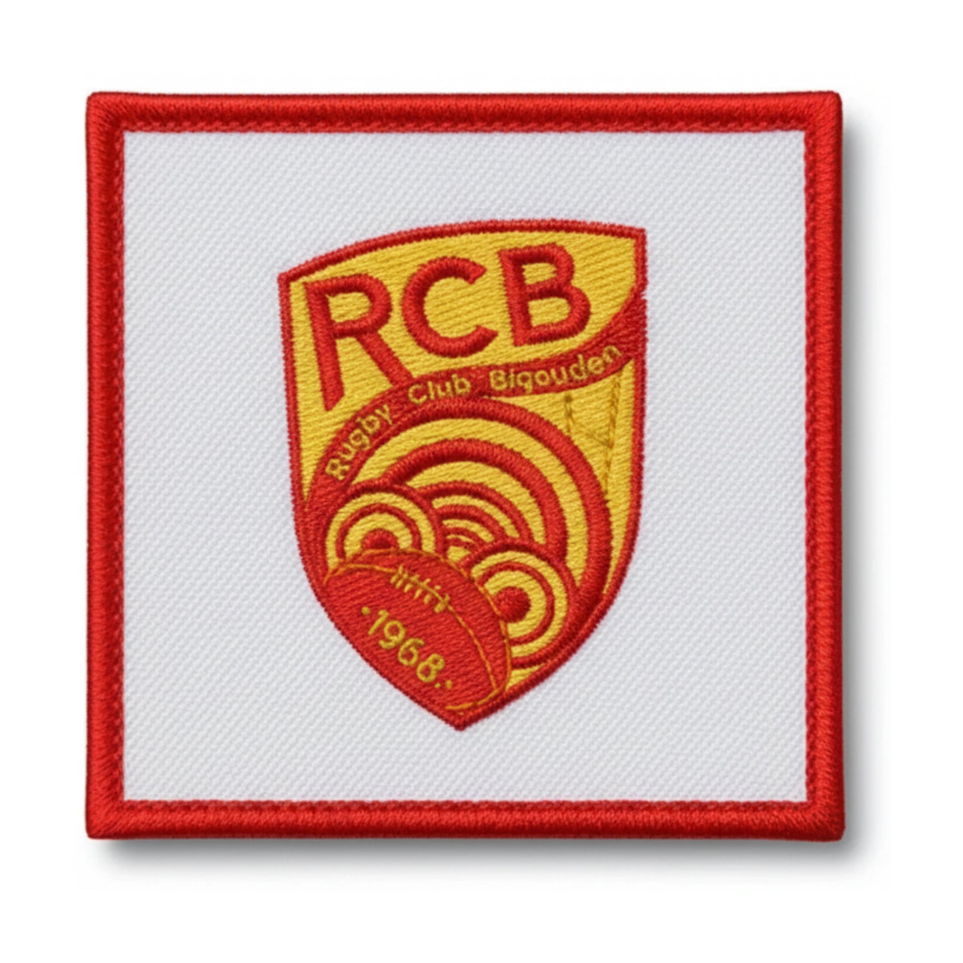 Patch brodé RC Bigouden Pont L’abbe Rugby logo