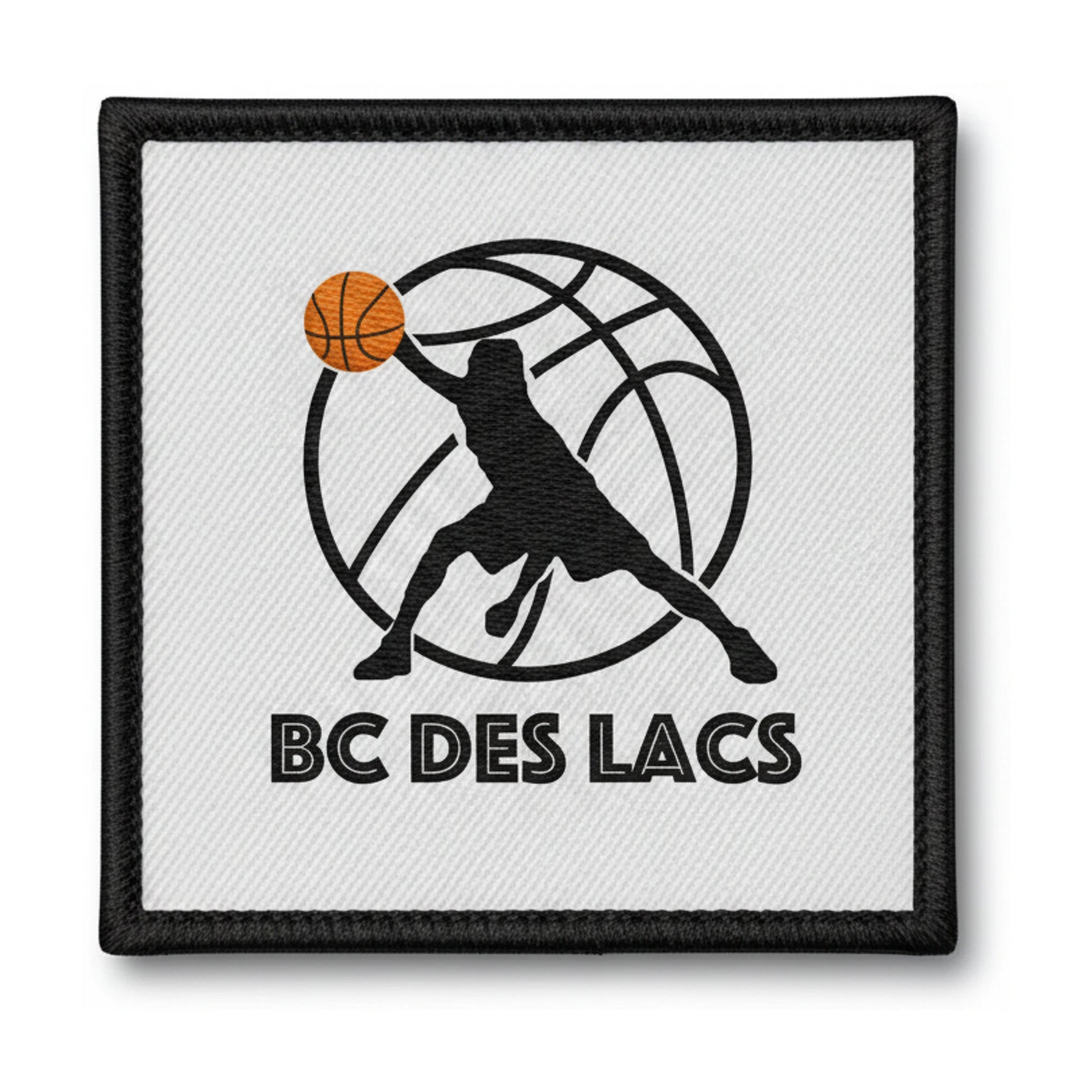 Patch brodé Basket Club des Lacs Basketball logo