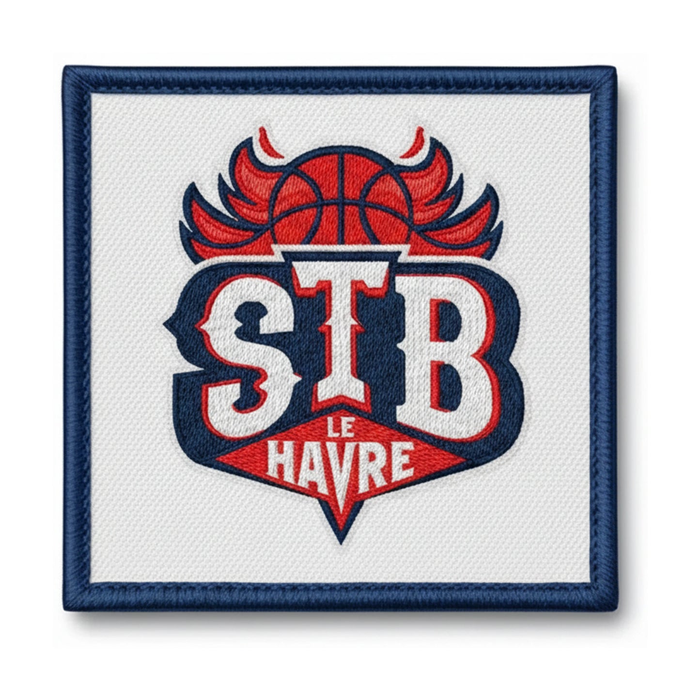 Patch brodé Saint Thomas Basket Le Havre Basketball logo