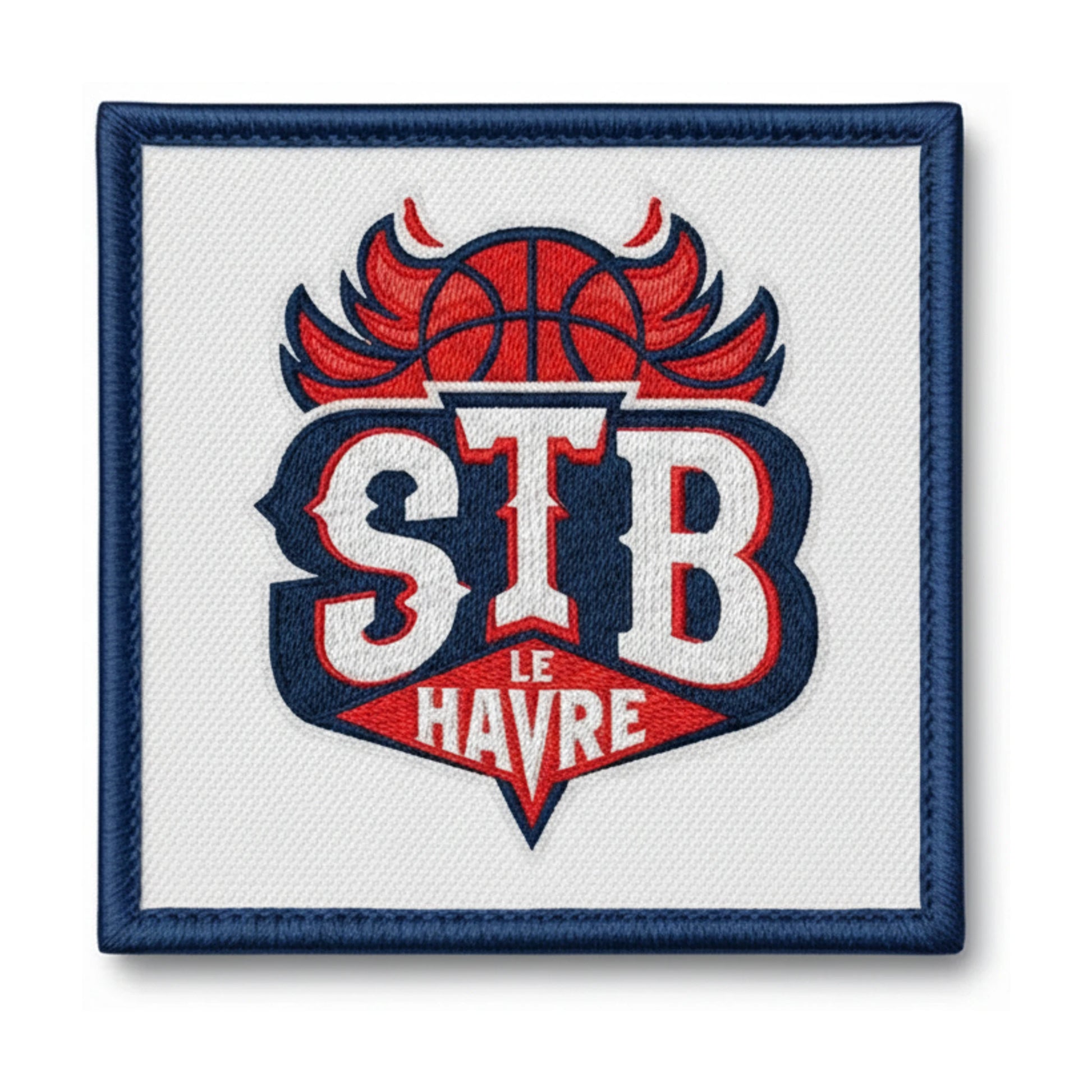 Patch brodé Saint Thomas Basket Le Havre Basketball logo