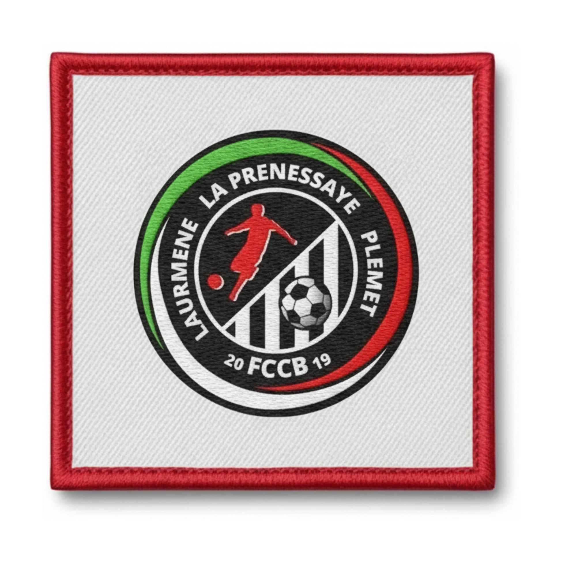 Patch brodé FOOTBALL CLUB CENTRE BRETAGNE PLEMET Football logo