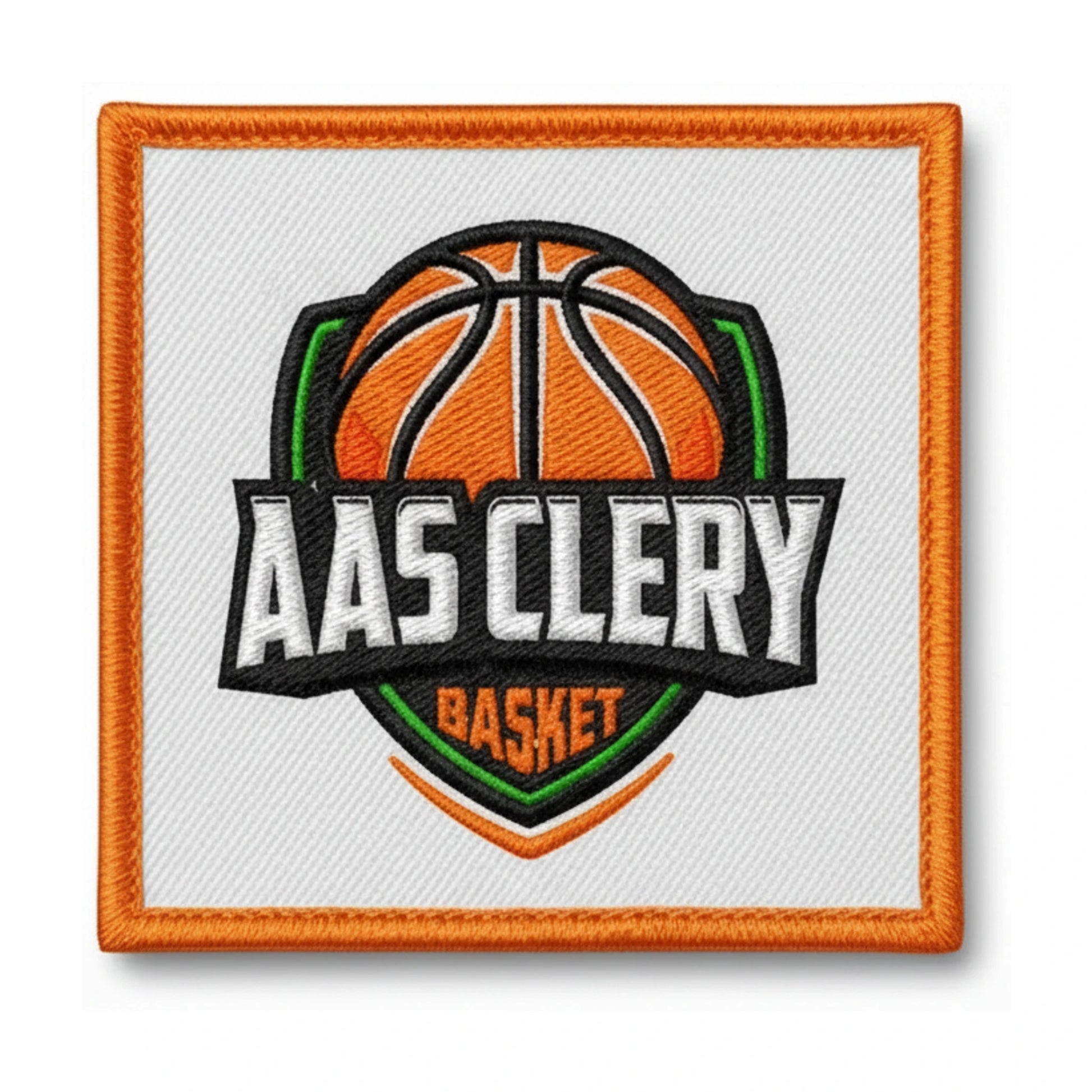 Patch brodé Clery Saint Andre Aas Basketball logo