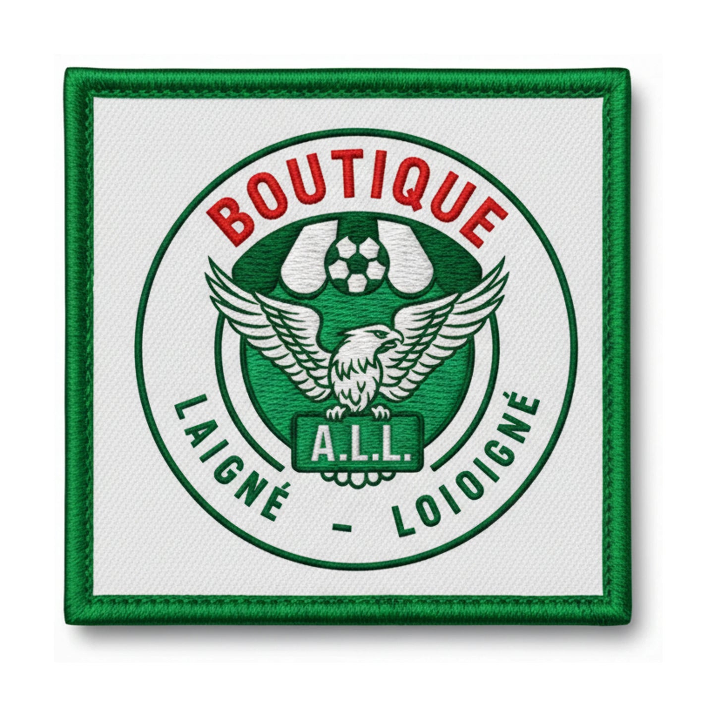 Patch brodé A Laigné Loigné Football logo