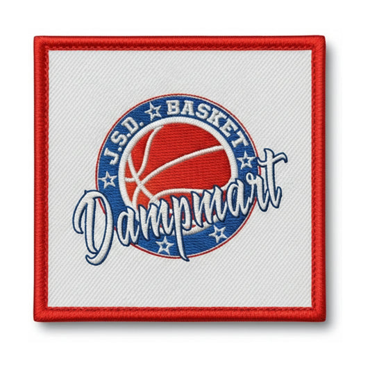Patch brodé Js Dampmartoise Basketball logo