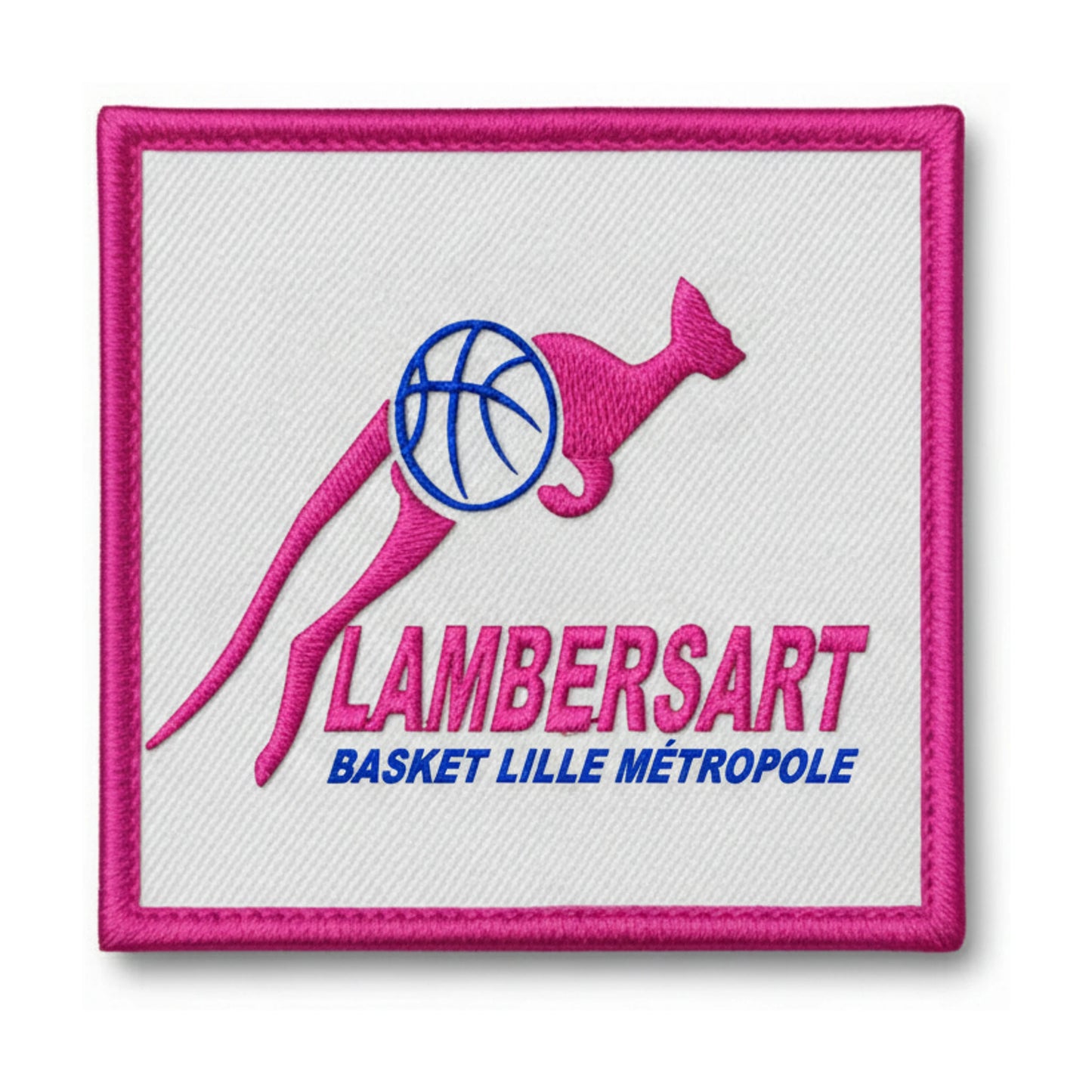 Patch brodé Union Basket Lambersart / Villeneuve d'Ascq Basketball logo