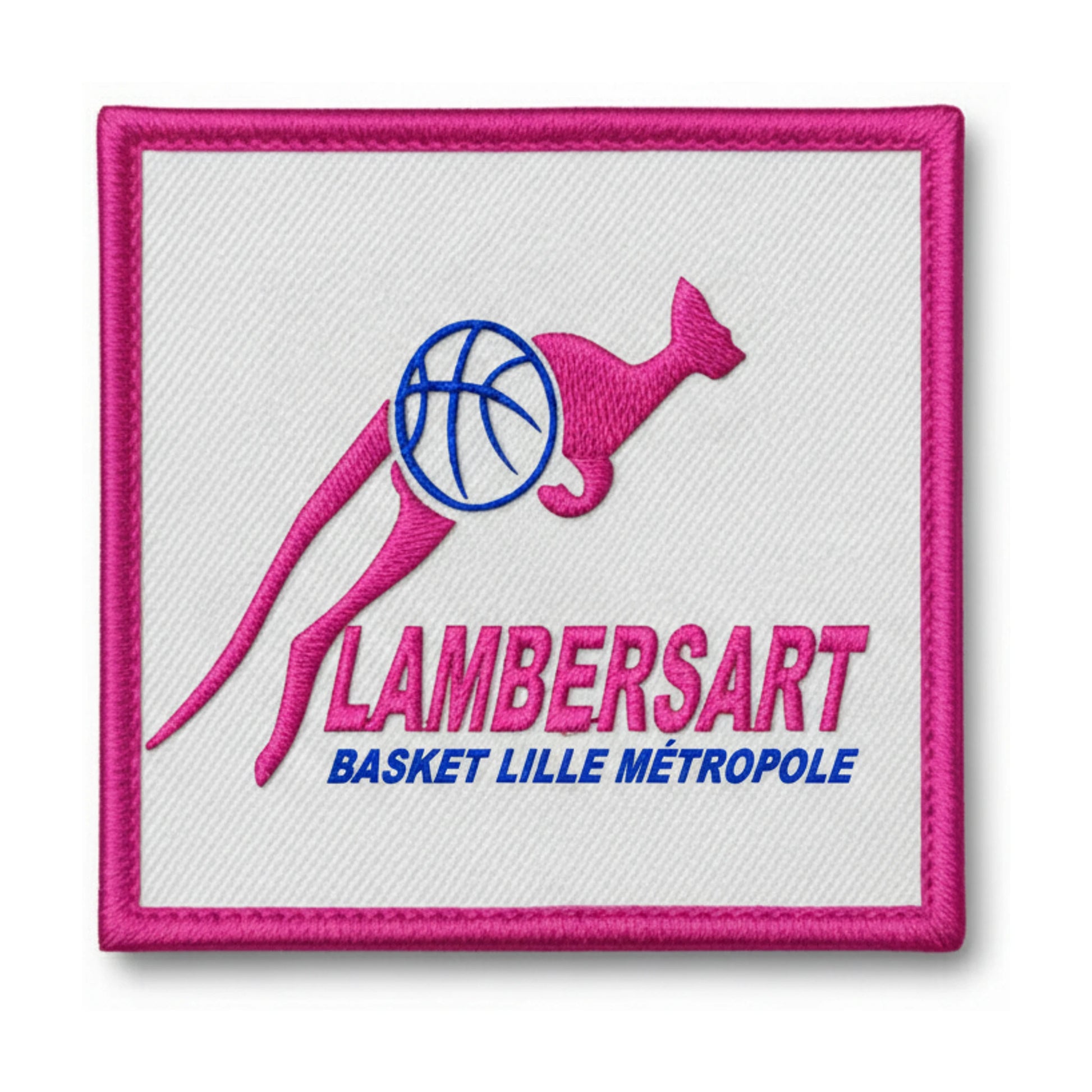 Patch brodé Union Basket Lambersart / Villeneuve d'Ascq Basketball logo