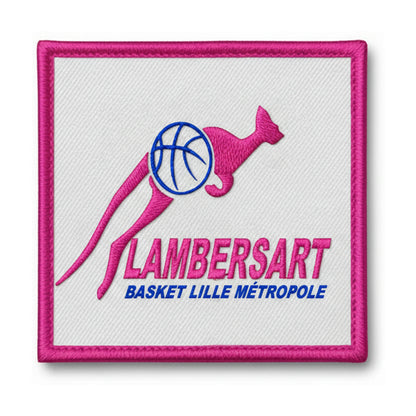 Patch brodé Union Basket Lambersart / Villeneuve d'Ascq Basketball logo