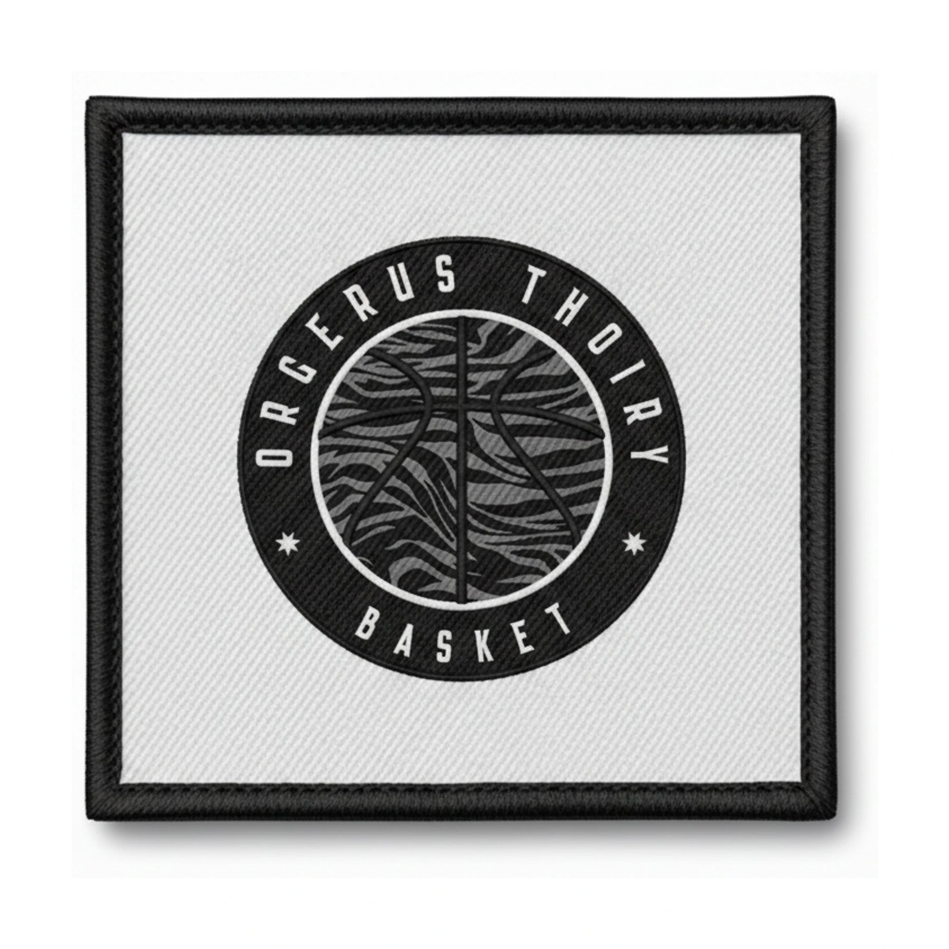 Patch brodé Orgerus Thoiry Basket Basketball logo