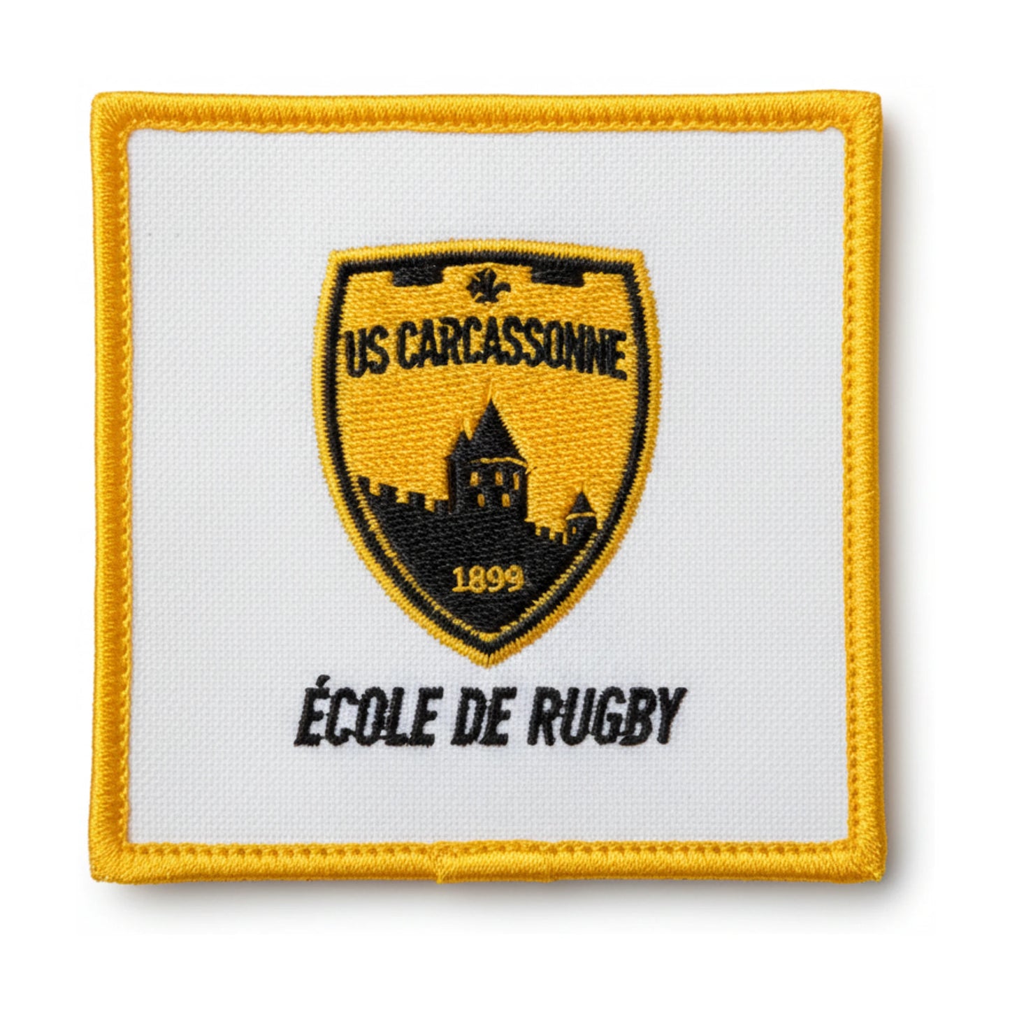 Patch brodé Carcassonne Rugby logo