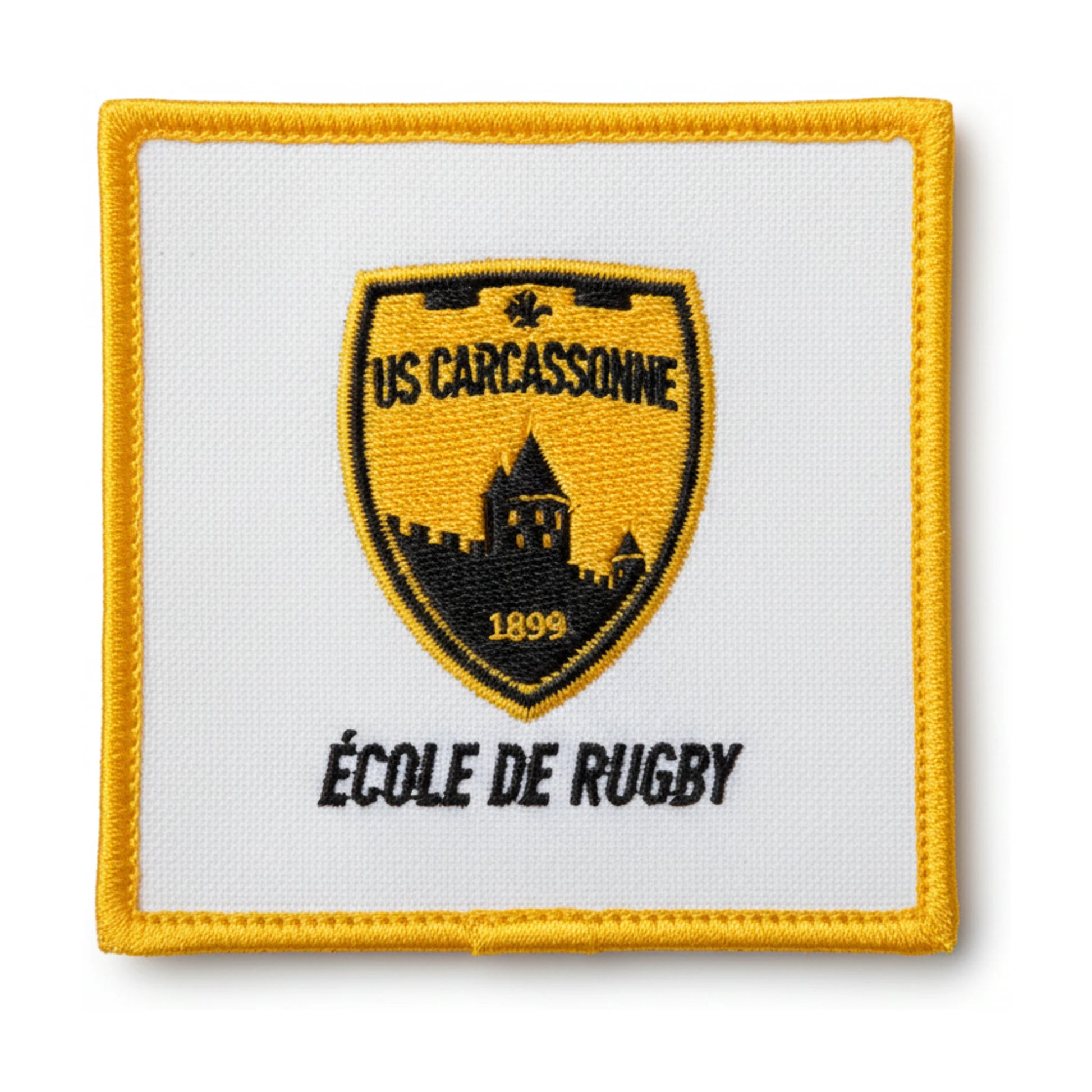 Patch brodé Carcassonne Rugby logo