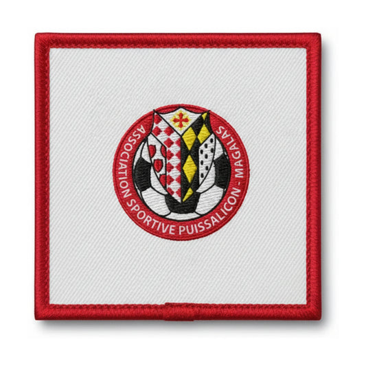 Patch brodé A. S. PUISSALICON  MAGALAS Football logo