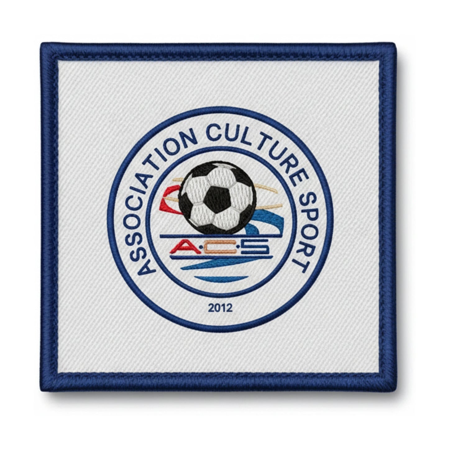 Patch brodé ASSOCIATION CULTURE SPORT Football logo