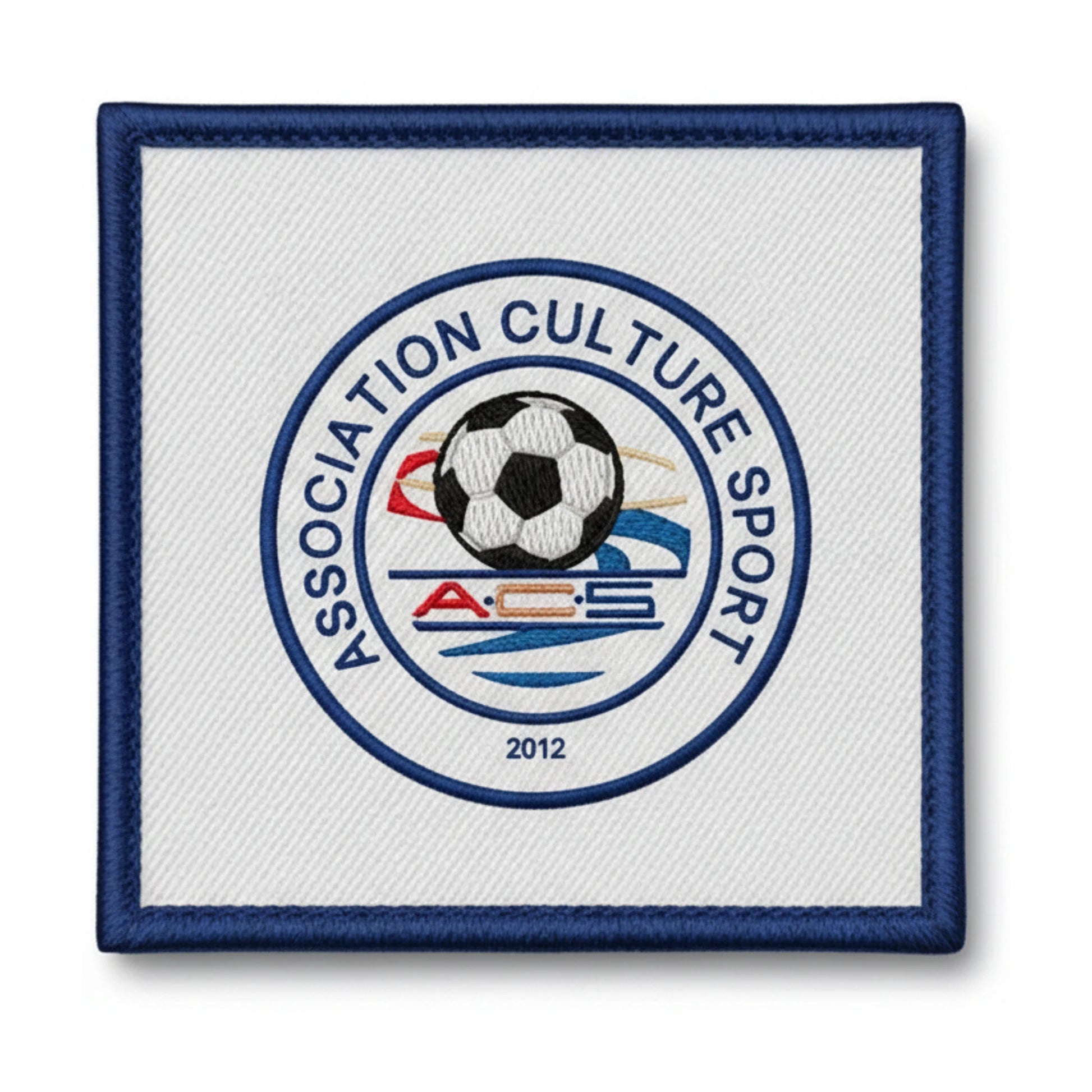 Patch brodé ASSOCIATION CULTURE SPORT Football logo