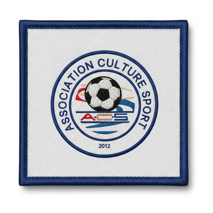 Patch brodé ASSOCIATION CULTURE SPORT Football logo
