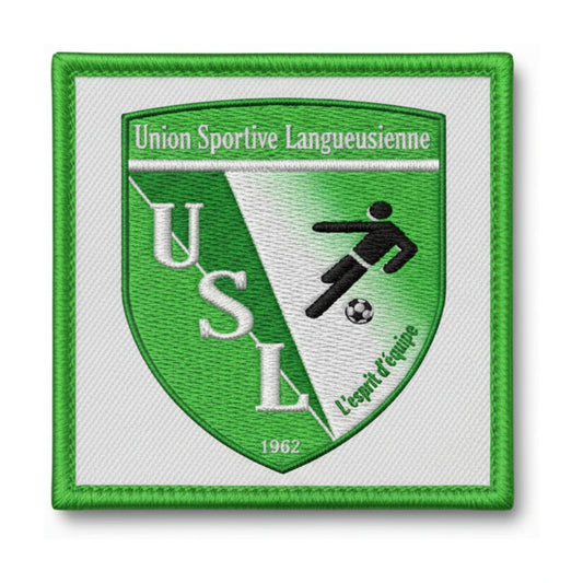 Patch brodé U.S. LANGUEUX Football logo