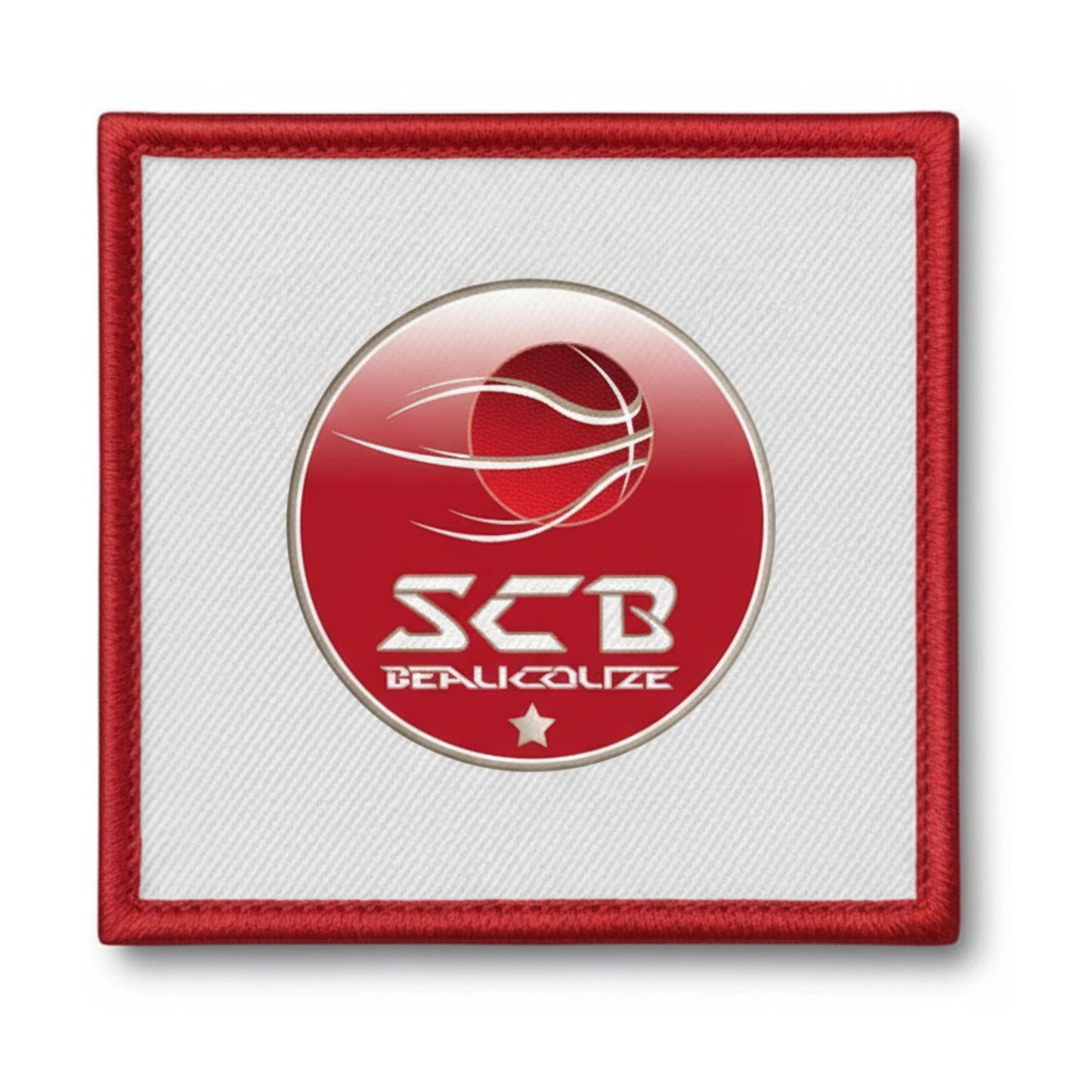 Patch brodé Sporting Club Beaucouzé Basket Basketball logo