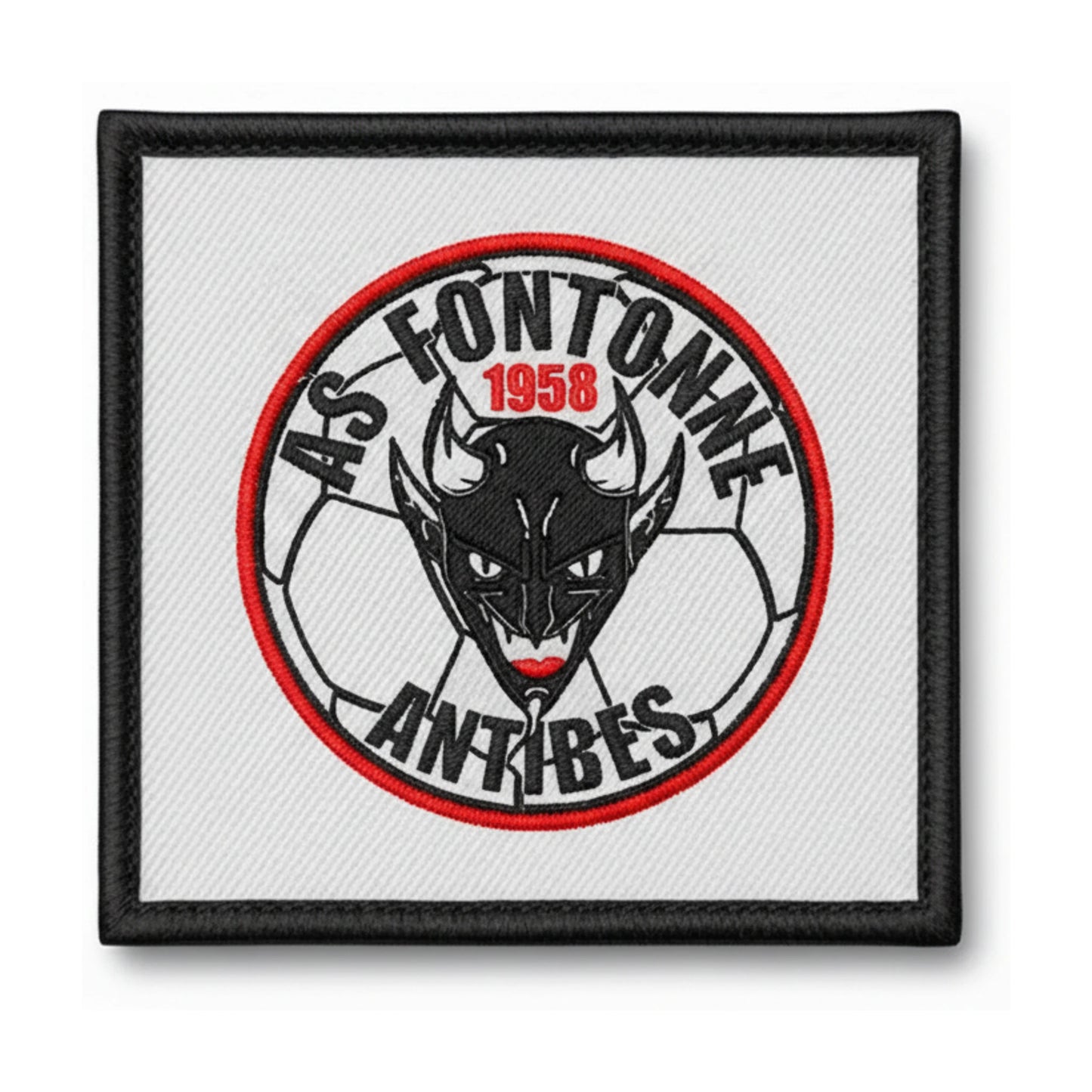 Patch brodé A.S. DE LA FONTONNE  ANTIBES Football logo