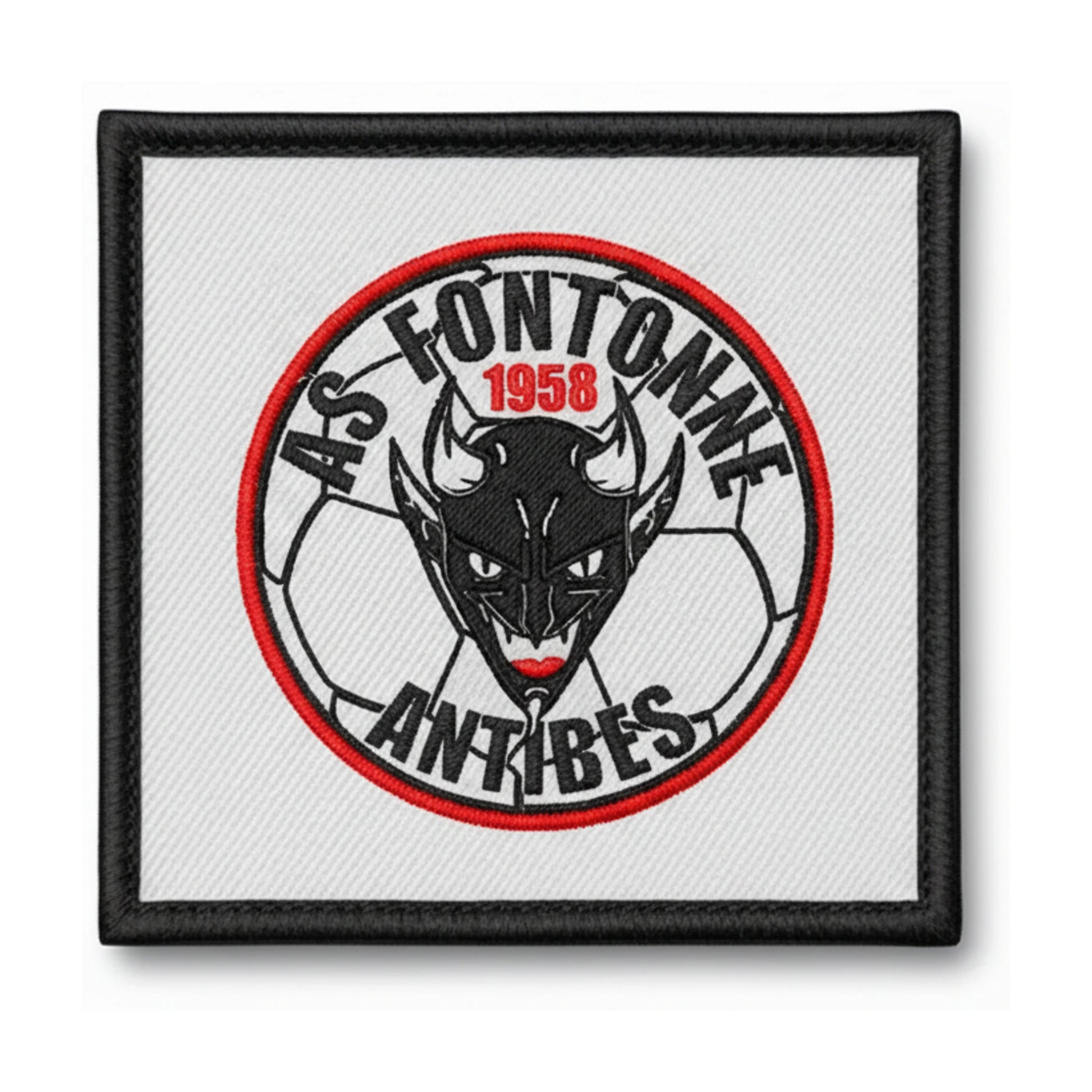 Patch brodé A.S. DE LA FONTONNE  ANTIBES Football logo
