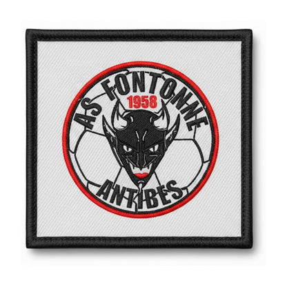Patch brodé A.S. DE LA FONTONNE  ANTIBES Football logo