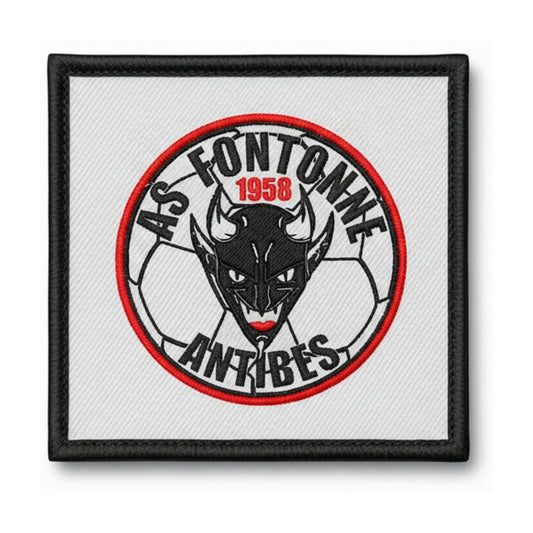Patch brodé A.S. DE LA FONTONNE  ANTIBES Football logo