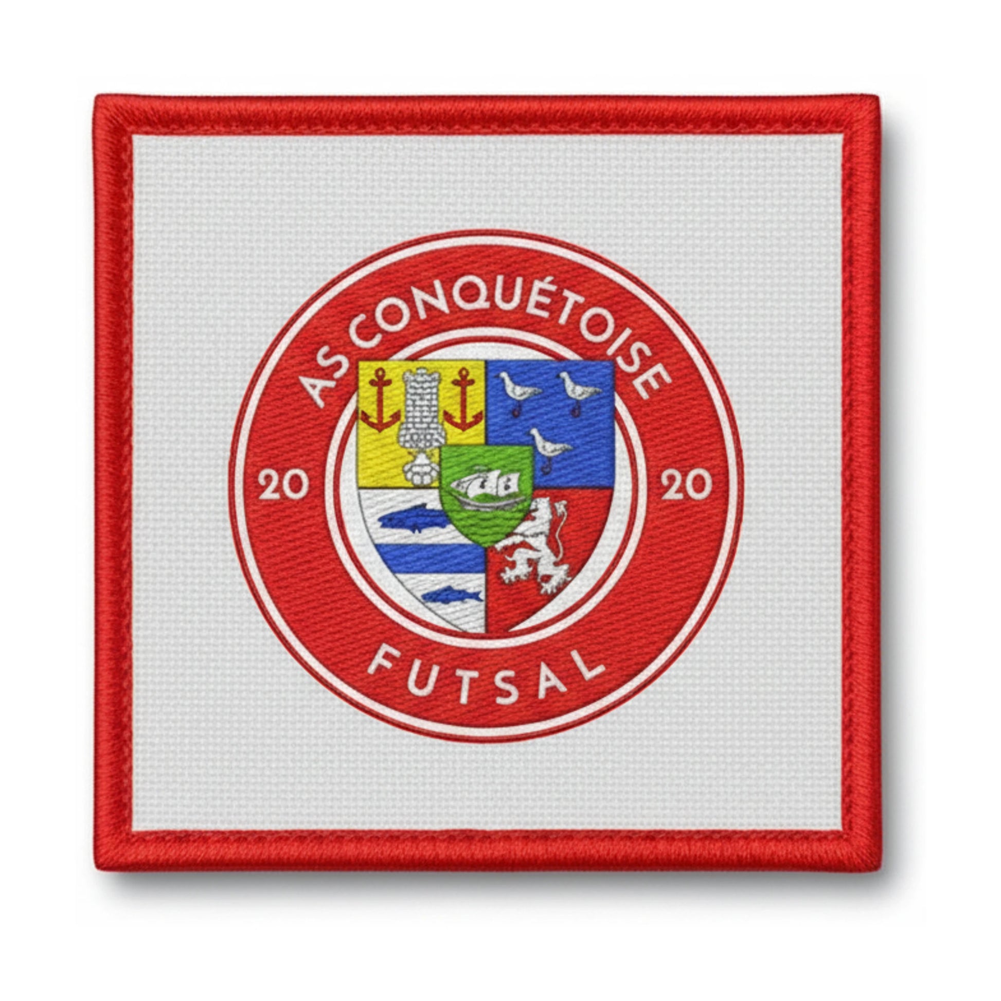 Patch brodé ASSOCIATION SPORTIVE CONQUETOISE FUTSAL Football logo