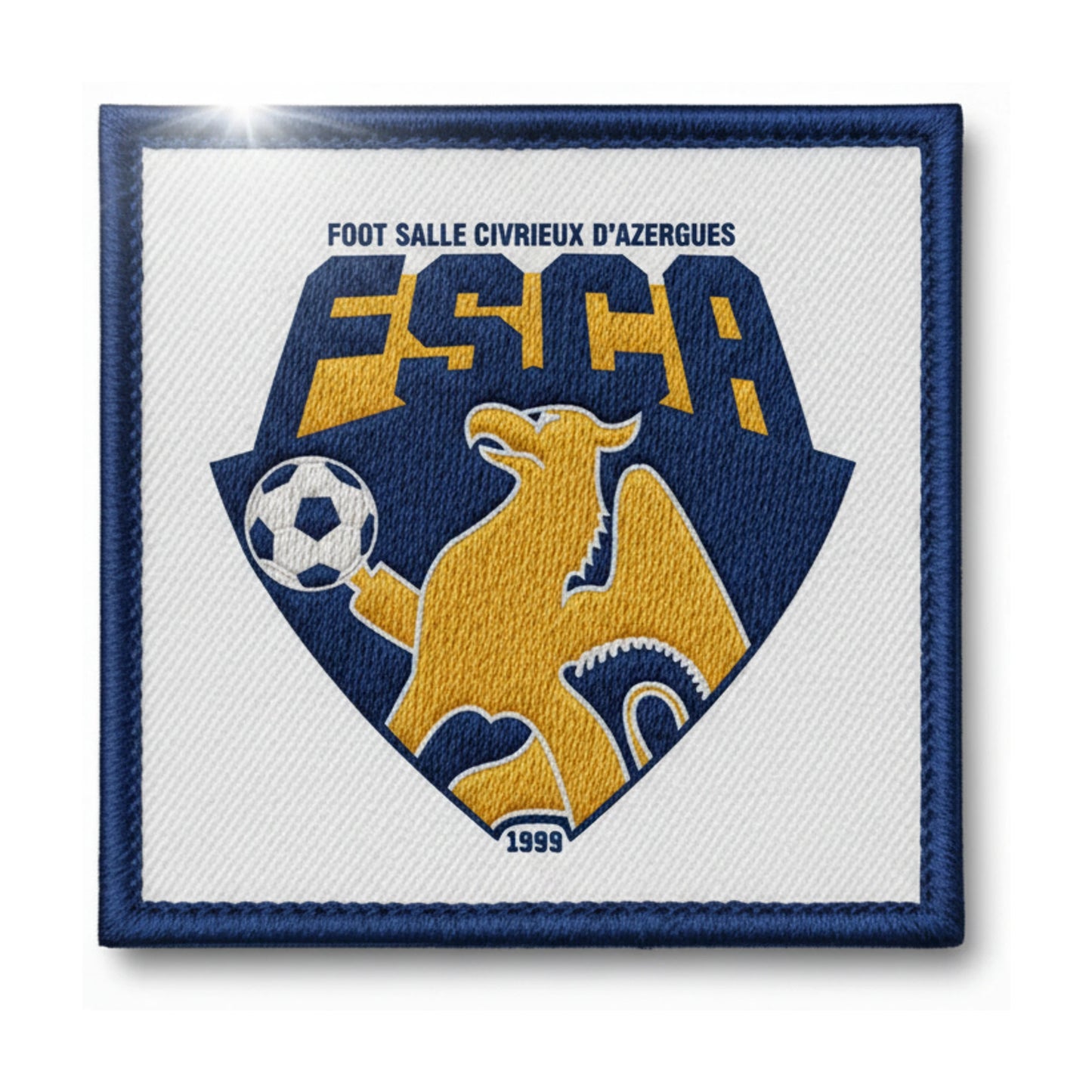 Patch brodé Foot Salle Civrieux D Azergues Football logo
