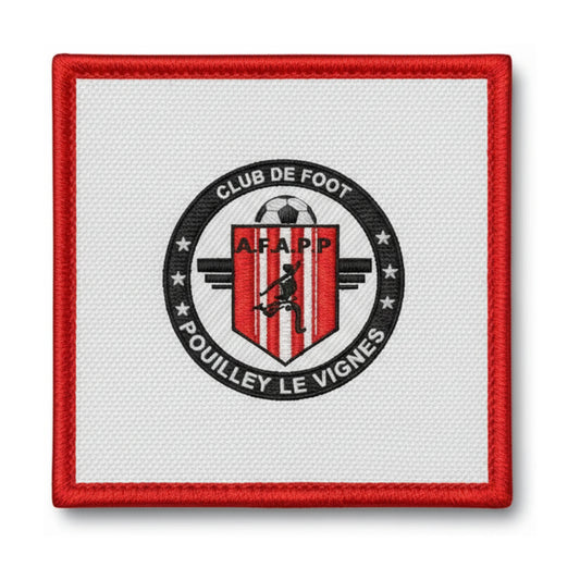 Patch brodé A. FOOT AUDEUX PELOUSEY POUILLEY-LES-VIGNES Football logo
