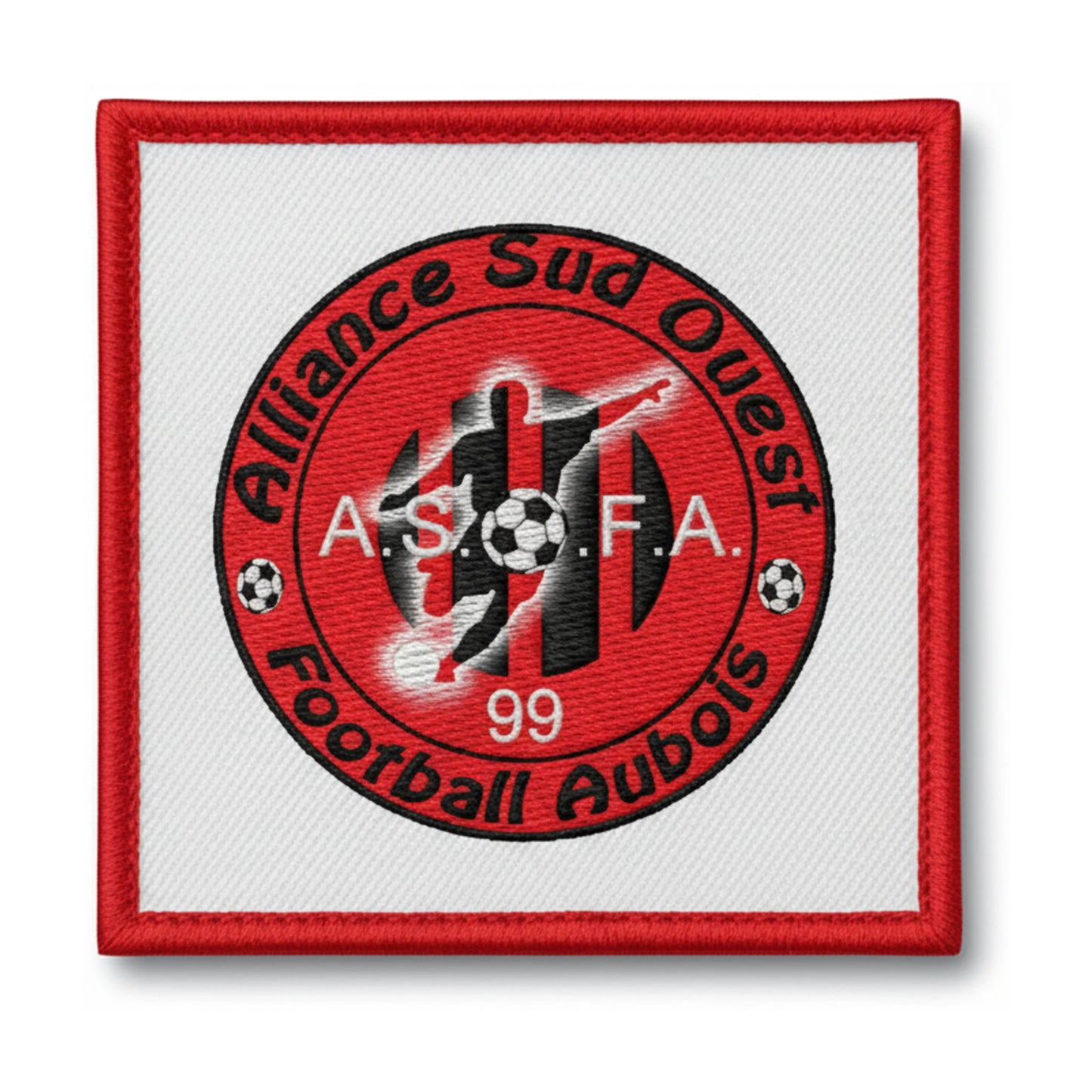 Patch brodé ALLIANCE SUD OUEST F. AUBOIS Football logo