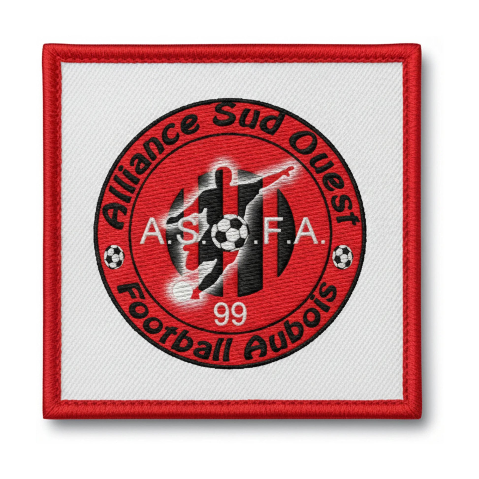 Patch brodé ALLIANCE SUD OUEST F. AUBOIS Football logo