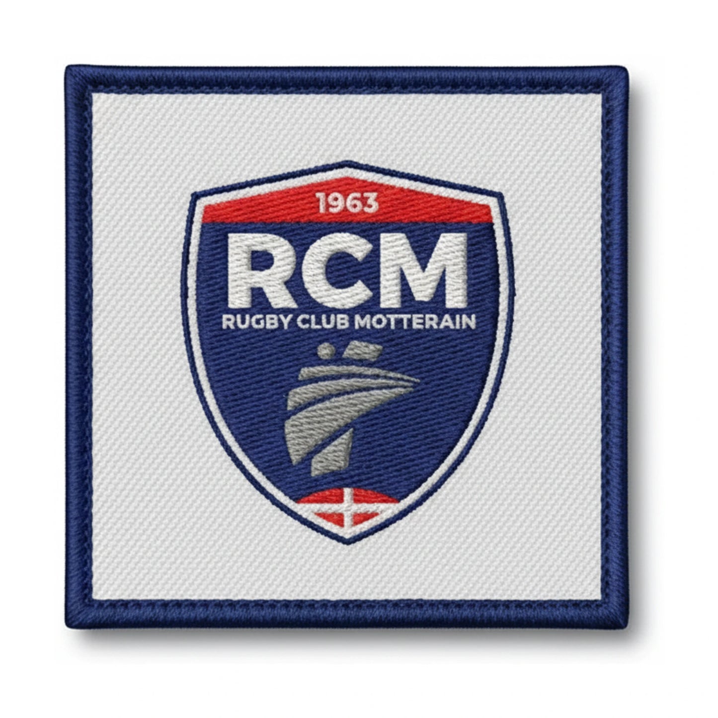 Patch brodé RC Motterain Rugby logo
