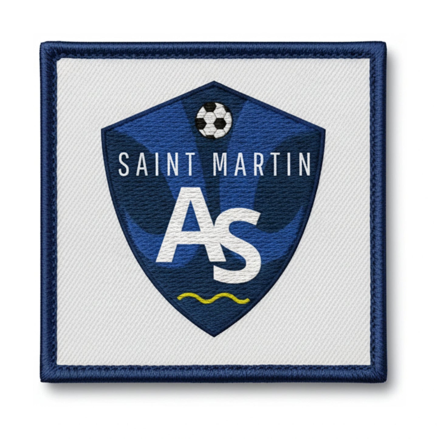 Patch brodé AS St Martin Les Melle Football logo