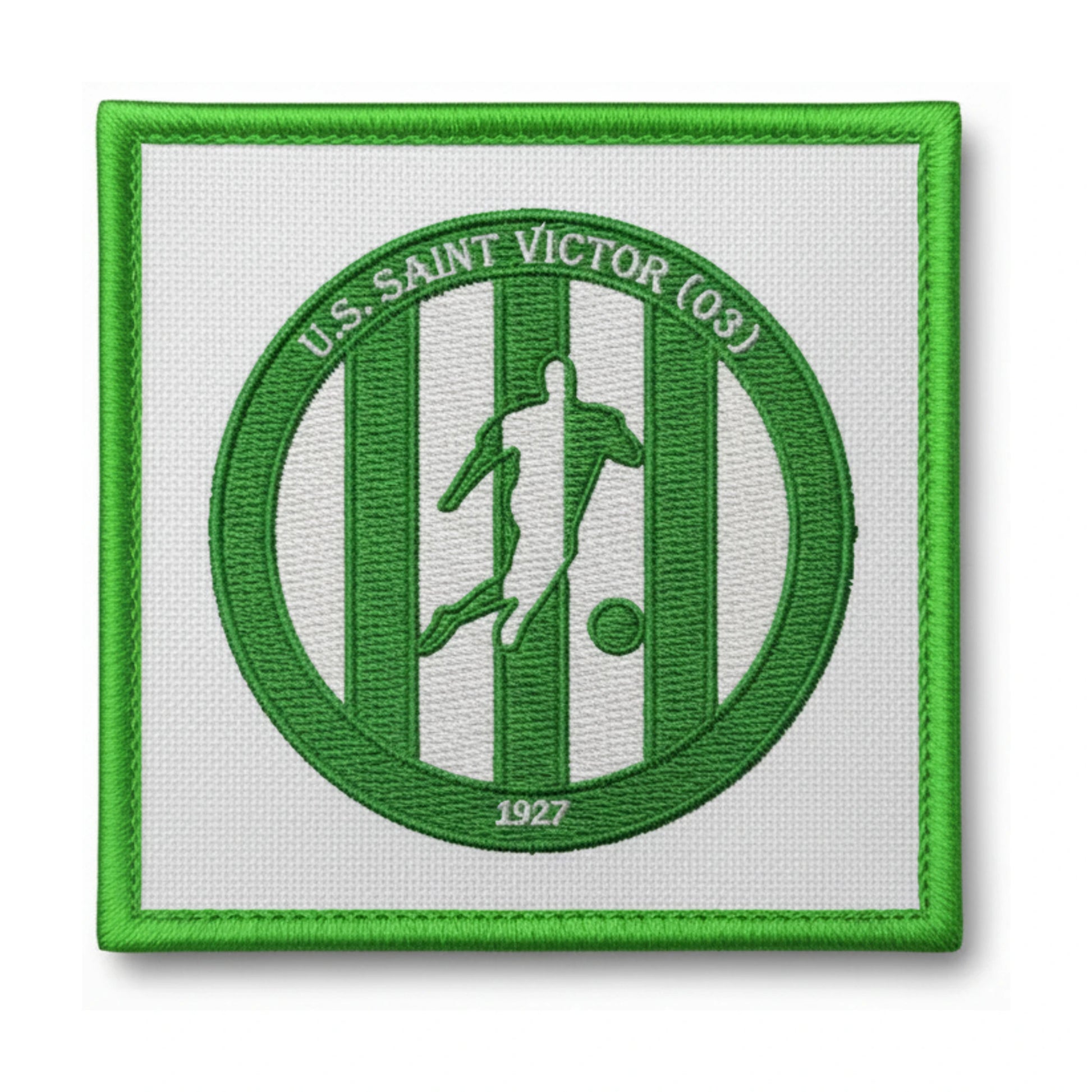 Patch brodé US St Victor Football logo